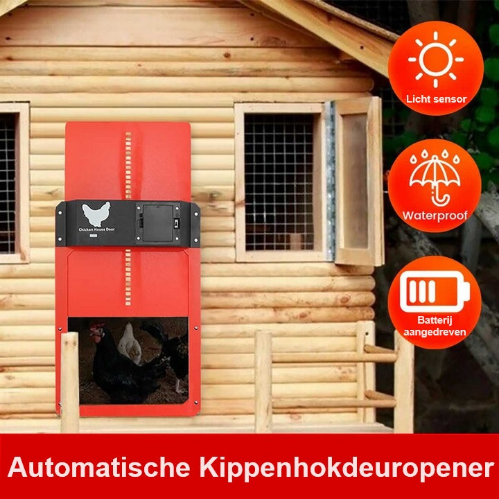 Pluimvee PRO+ | Automatische Hühnerklappe - - Pluimvee PRO+ | Automatische Hühnerklappe- €25 - Concept Neurenberg