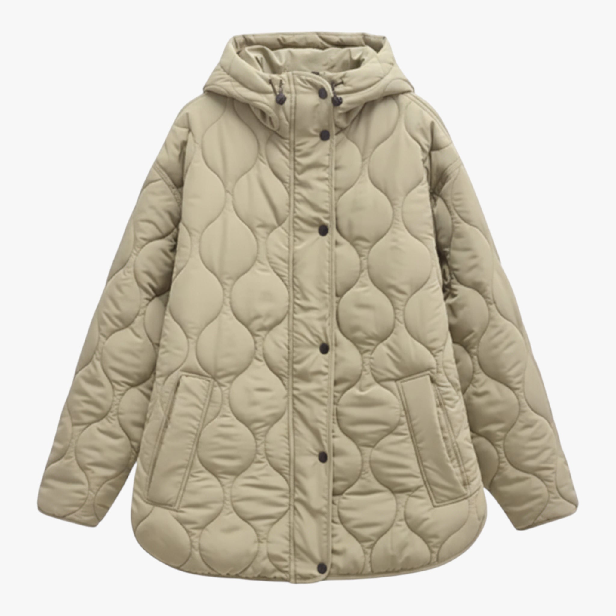 Isabelle | Damen Warmer Kapuzenmantel