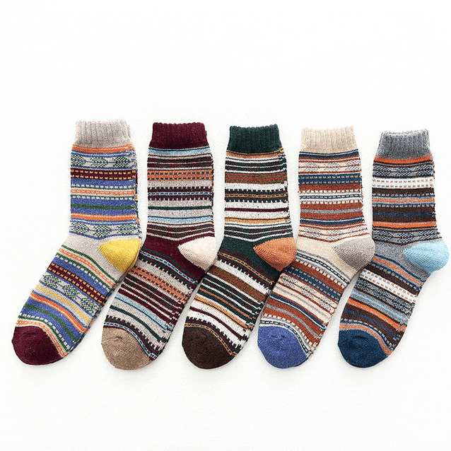 Wintersocken | Warm, Bequem & Nachhaltig - Espen (5 Paar) - Wintersocken | Warm, Bequem & Nachhaltig - €25 - Concept Neurenberg