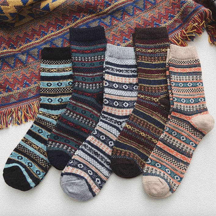 Wintersocken | Warm, Bequem & Nachhaltig - Ragner (5 Paar) - Wintersocken | Warm, Bequem & Nachhaltig - €25 - Concept Neurenberg