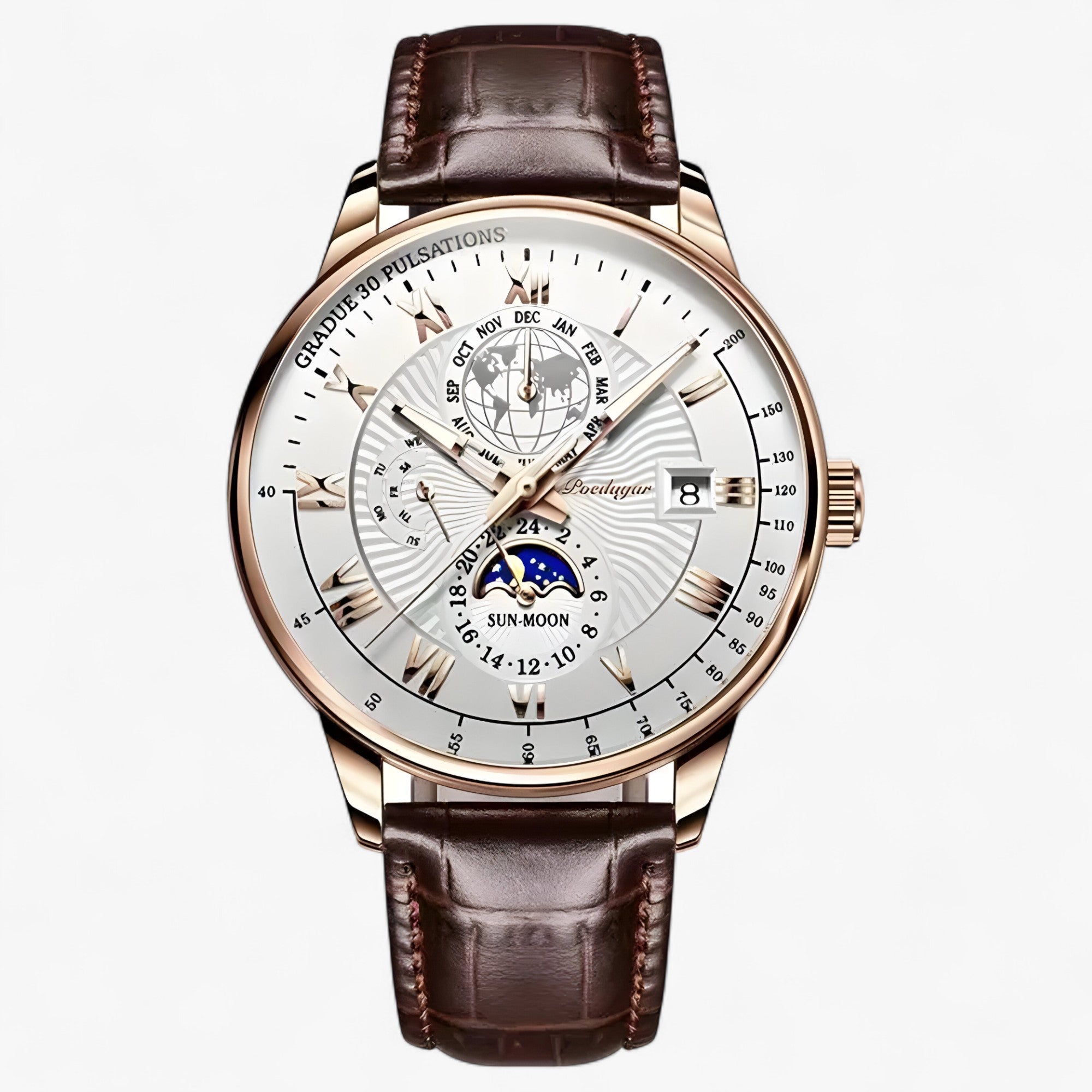 PhaseClock™ - Luxusmechanisches Armbanduhr für Männer