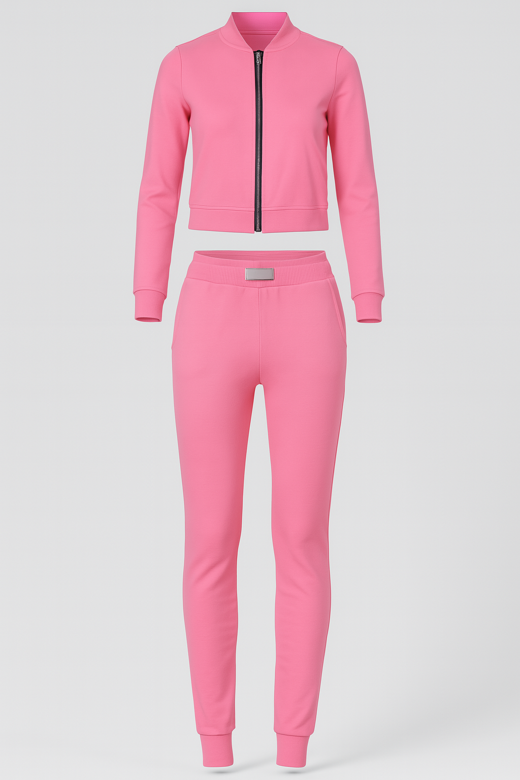 Visilisa | Damen Freizeit-Trainingsanzug mit Zip-Jacke und Jogginghose