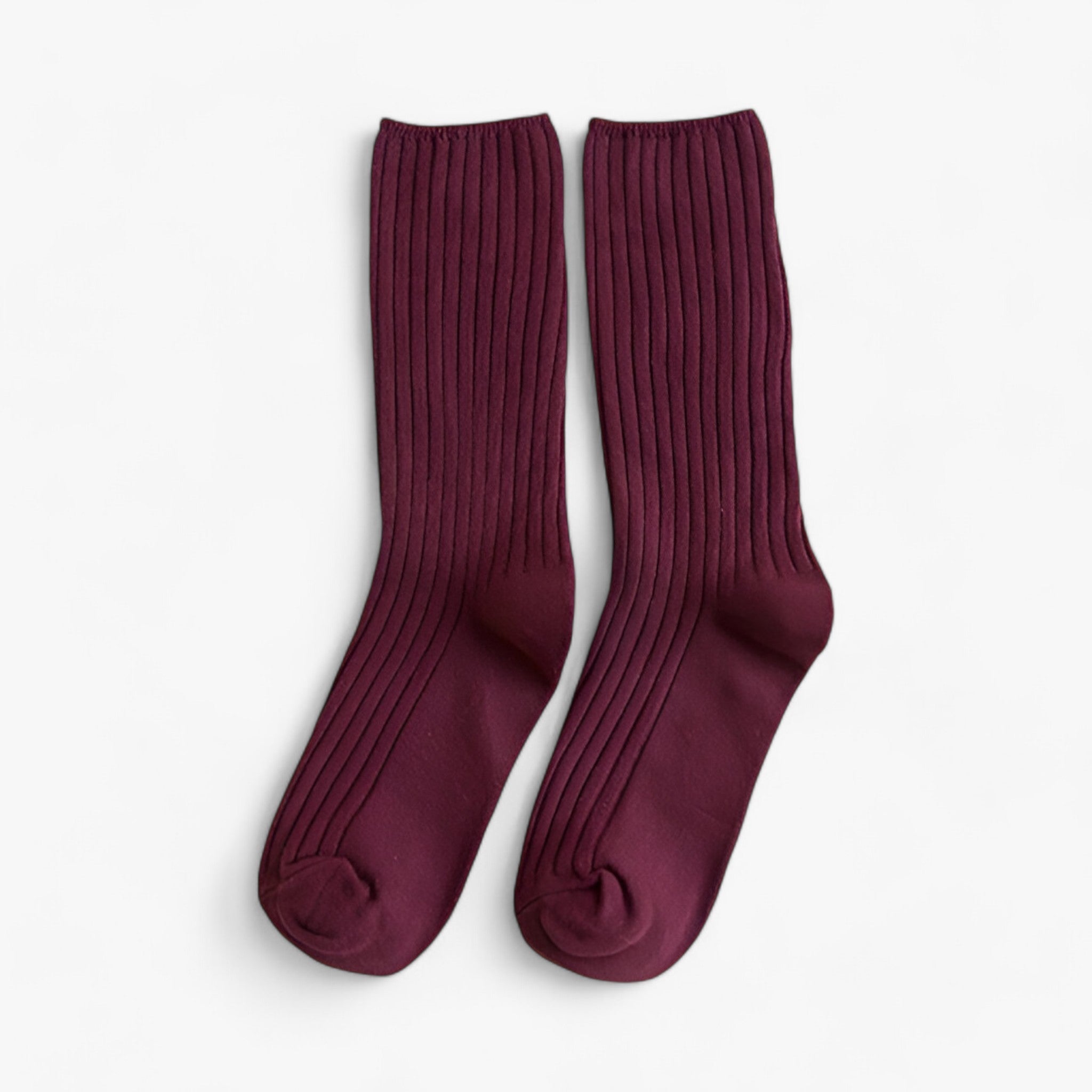 Weiche, atmungsaktive Baumwollsocken - Bequem und luftig - Violett 36-43 - Weiche, atmungsaktive Baumwollsocken - Bequem und luftig (1 Paar + 1 Paar GRATIS) - €25 - Concept Neurenberg