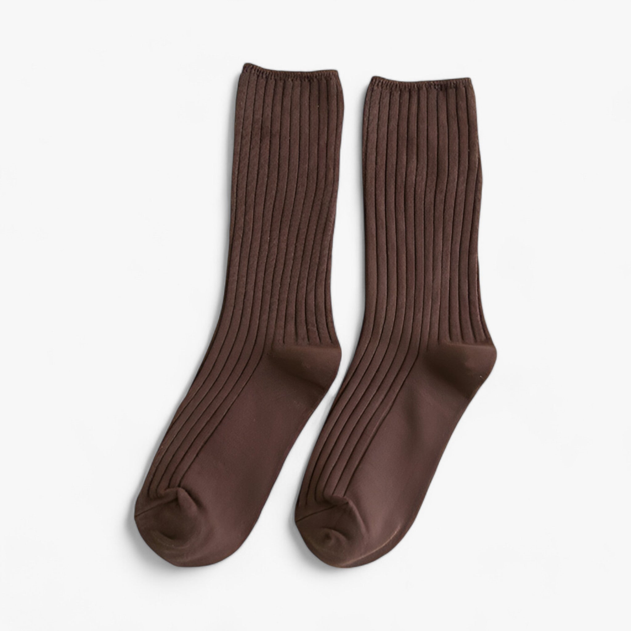 Weiche, atmungsaktive Baumwollsocken - Bequem und luftig - Braun 36-43 - Weiche, atmungsaktive Baumwollsocken - Bequem und luftig (1 Paar + 1 Paar GRATIS) - €25 - Concept Neurenberg