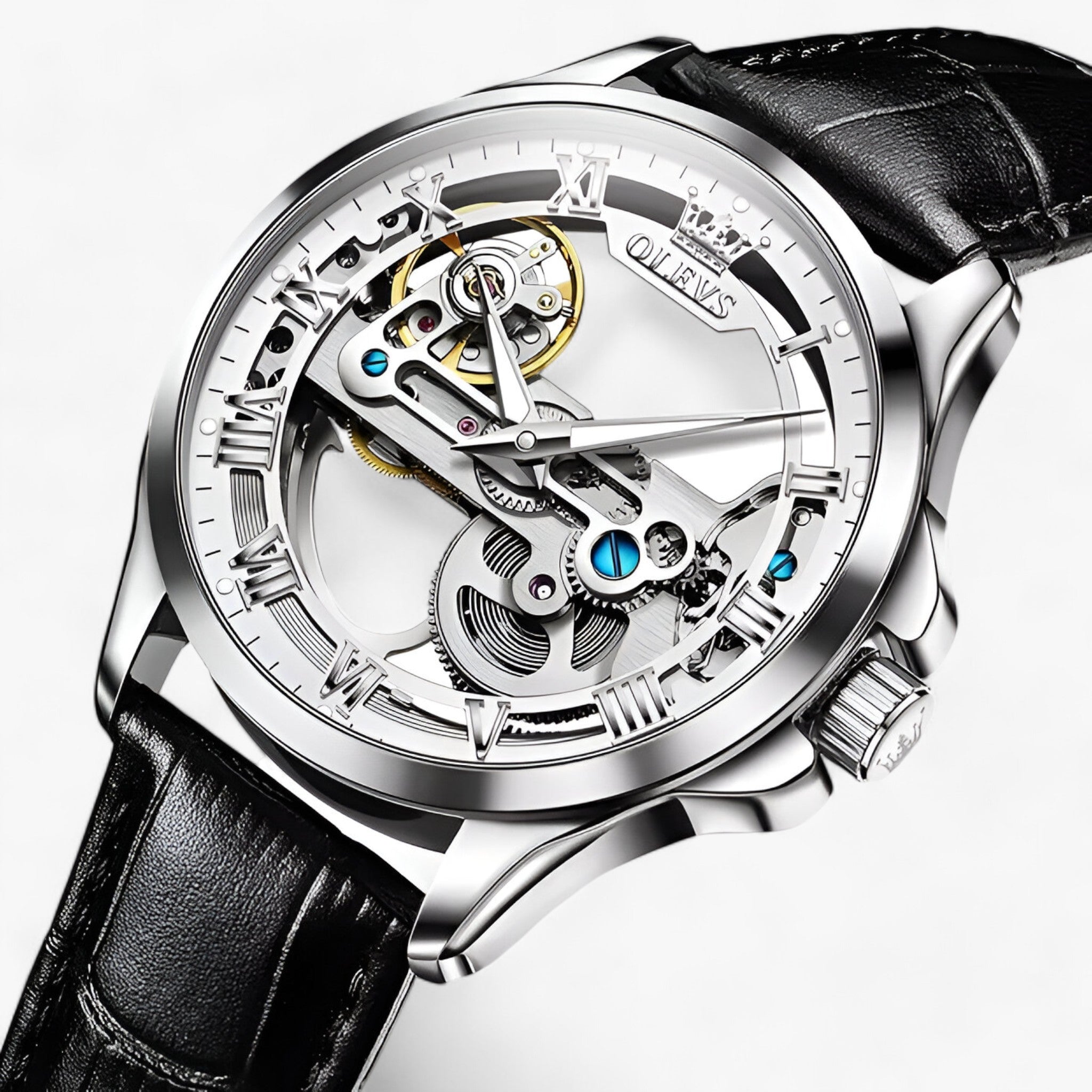 Luxus Automatik Uhr - Präzision und Eleganz für Männer - Silber Weiß - Luxus Automatik Uhr - Präzision und Eleganz für Männer - €25 - Concept Frankfurt