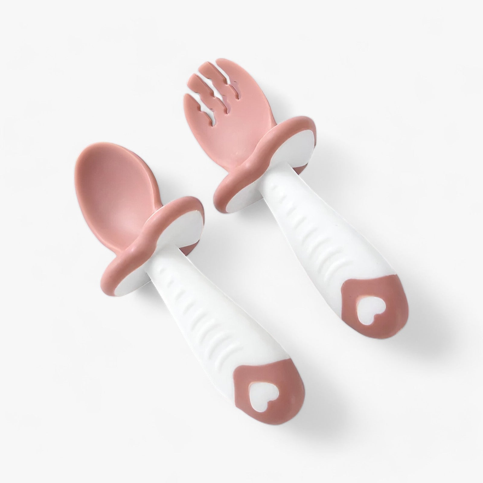 Silikonbesteck-Set - Sanftes Lernen für kleine Hände - Rosa - Silikonbesteck-Set - Sanftes Lernen für kleine Hände- €25 - Concept Frankfurt