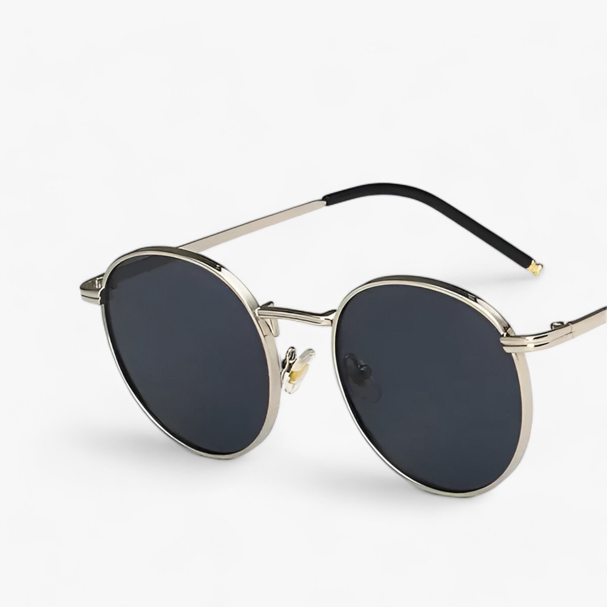 Designer-Sonnenbrille - Vielseitige runde Gläser für den täglichen Gebrauch - Silbergrau - VISION | Designer-Sonnenbrille - Vielseitige runde Gläser für den täglichen Gebrauch - €25 - Concept Frankfurt