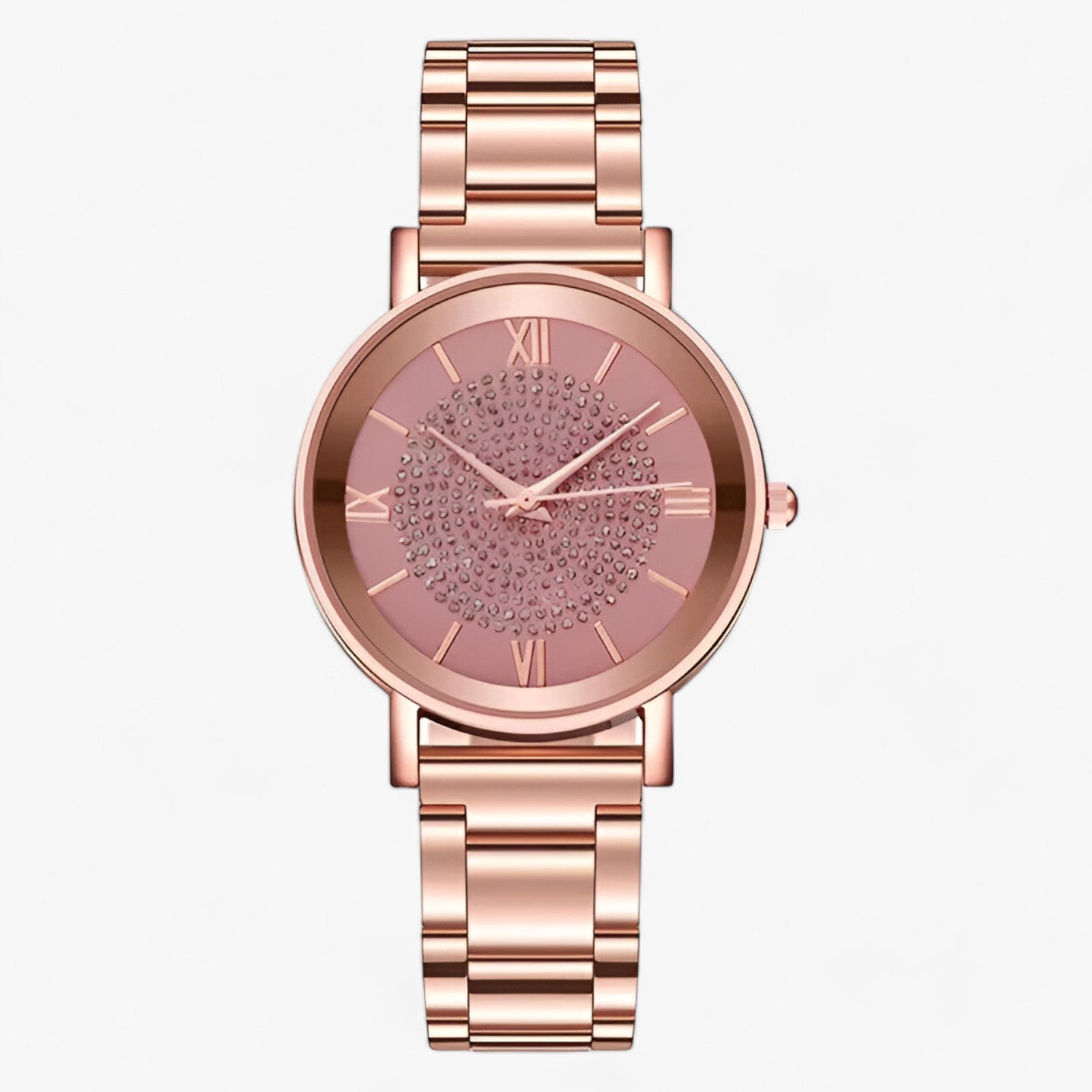 Zeitlose Eleganz | Uhr - Klassisch und Raffiniert - Rosa - Zeitlose Eleganz | Uhr - Klassisch und Raffiniert - €25 - Concept Frankfurt