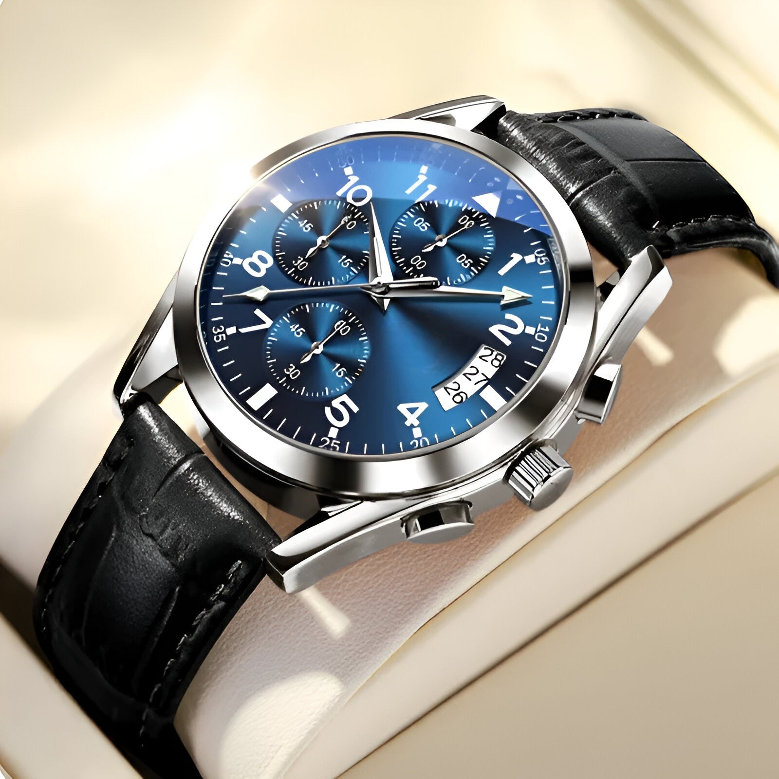 Vanguard | Leuchtende Quarzuhr - Elegant & Wasserabweisend