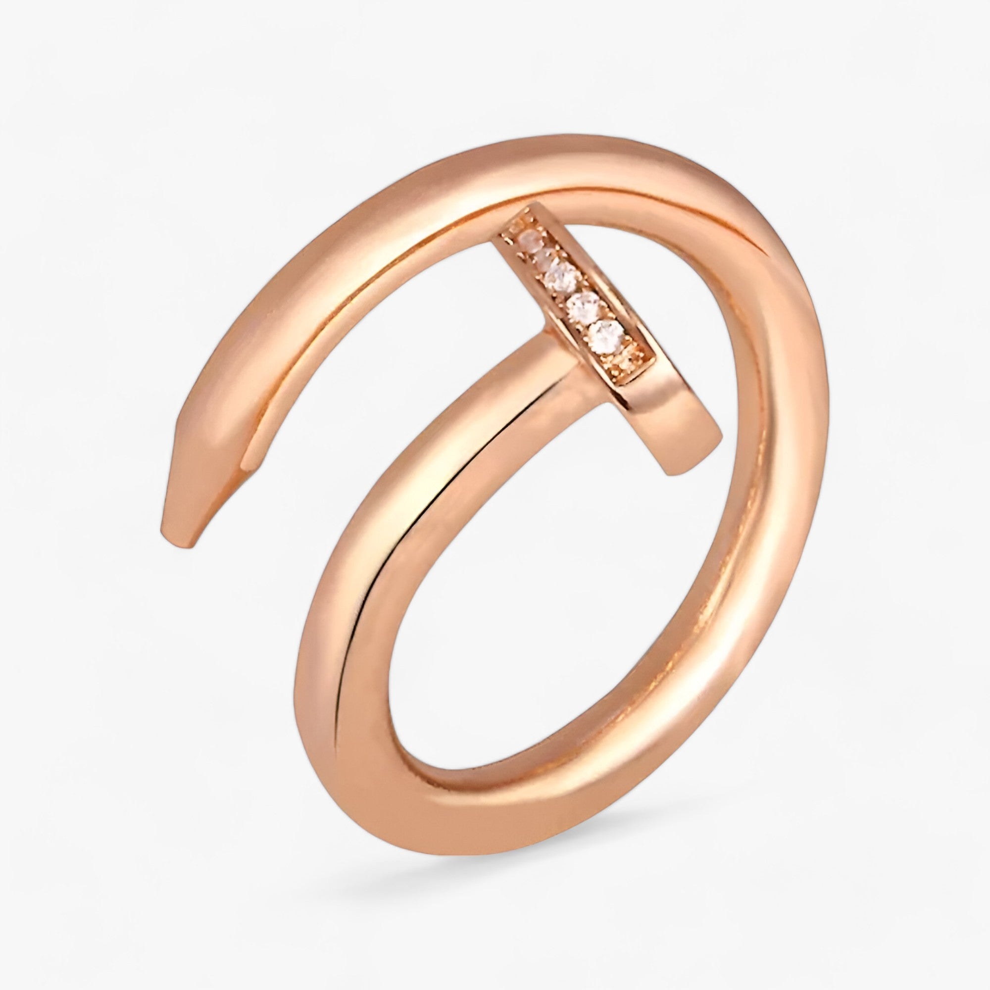 Nagelring - Einzigartiges Statement - Roségold - Amelia | Nagelring - Einzigartiges Statement - €25 - Concept Frankfurt