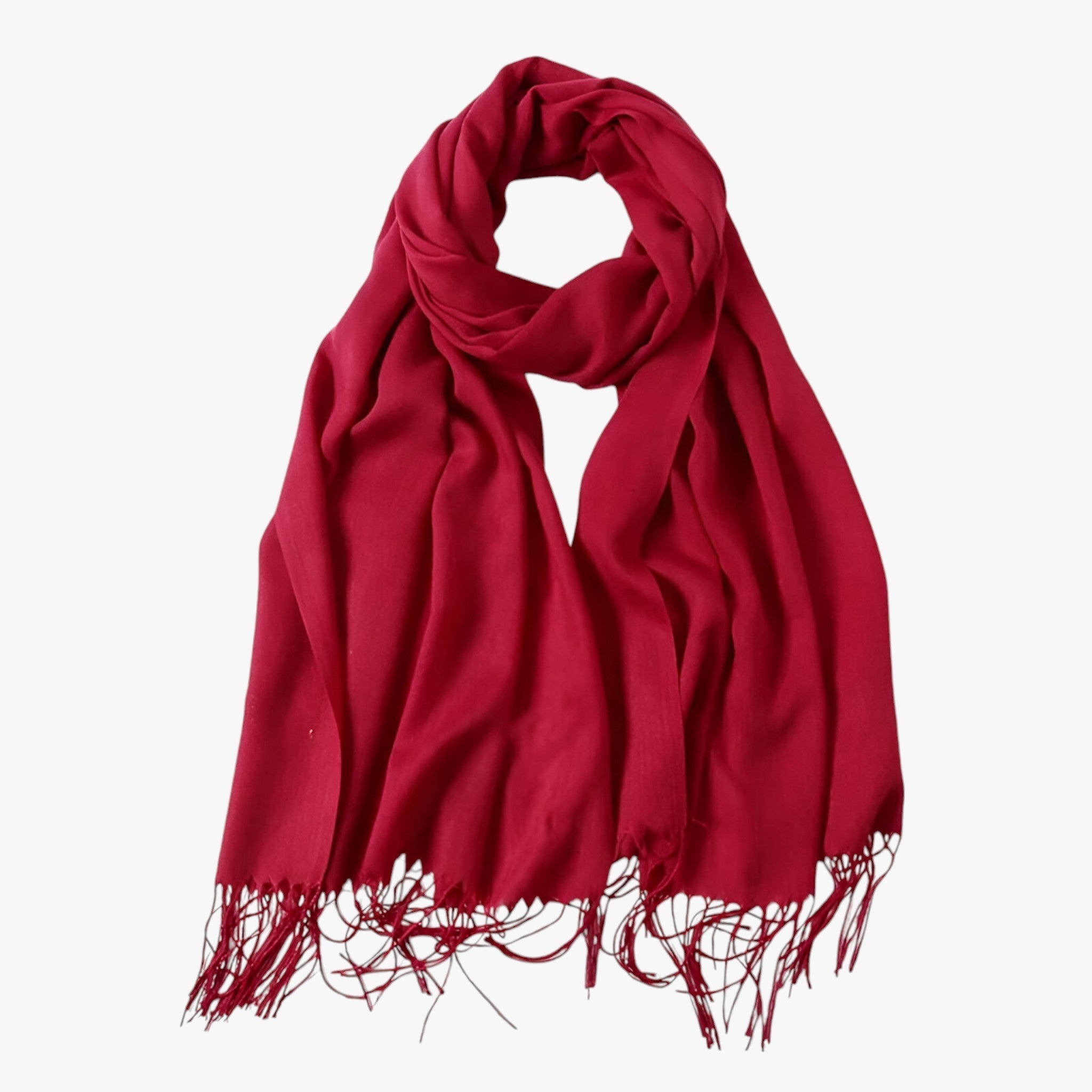 Lange Winter-Schal von Tessale für Frauen - Elegant und vielseitig - Bordeaux 200x68cm - Lange Winter-Schal von Tessale für Frauen - Elegant und vielseitig - €25 - Concept Neurenberg