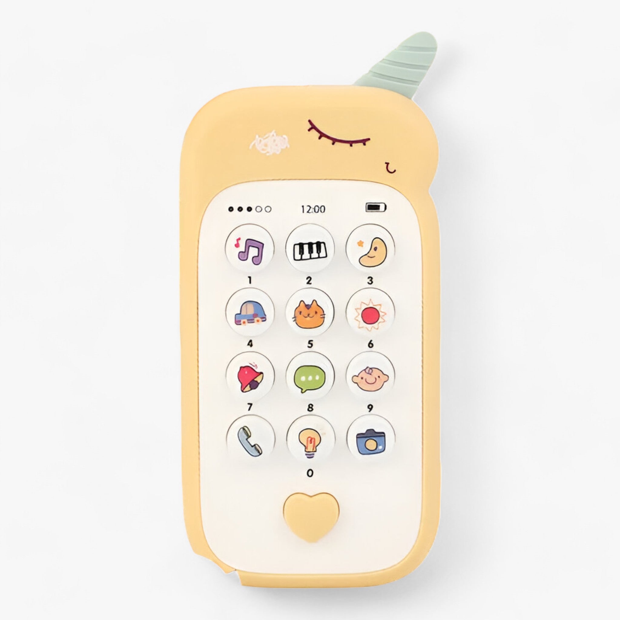 Baby-Spielzeugtelefon - Beruhigende Musik und Interaktives Spiel - Einhorn-Gelb - Baby-Spielzeugtelefon - Beruhigende Musik und Interaktives Spiel- €25 - Concept Frankfurt