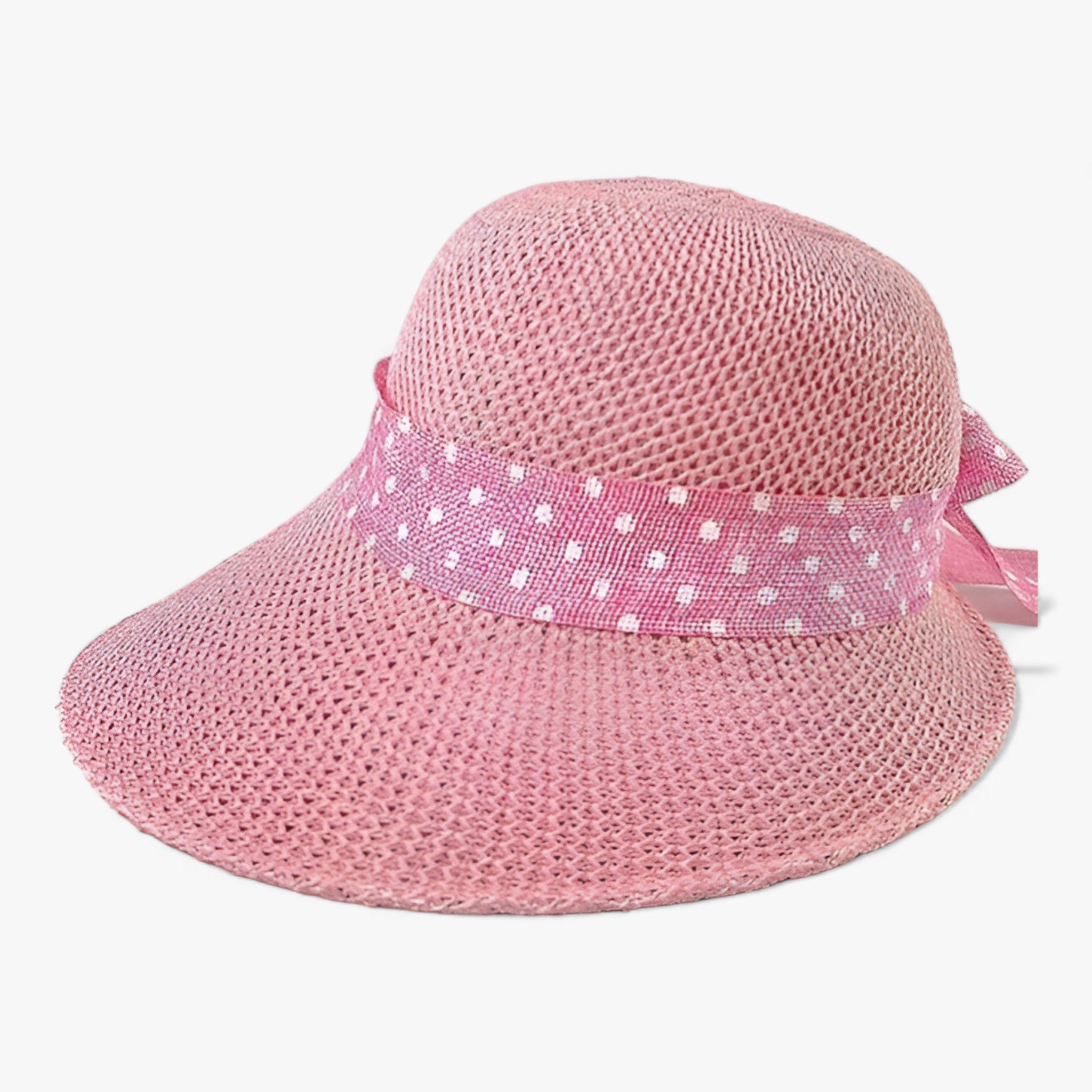 Sonnenhut mit breiter Krempe - Eleganter UV-Schutz - Rosa - BELLE | Sonnenhut mit breiter Krempe - Eleganter UV-Schutz - €25 - Concept Frankfurt