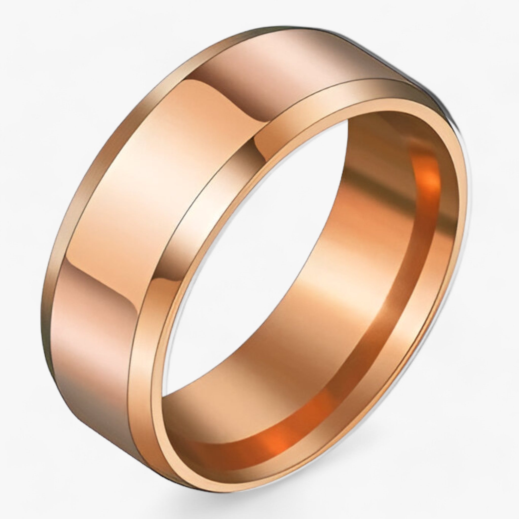 Titan- und Edelstahlring - Eleganter und Langlebiger Ehering - Roségoldfarbe - Titan- und Edelstahlring - Eleganter und Langlebiger Ehering- €25 - Concept Frankfurt