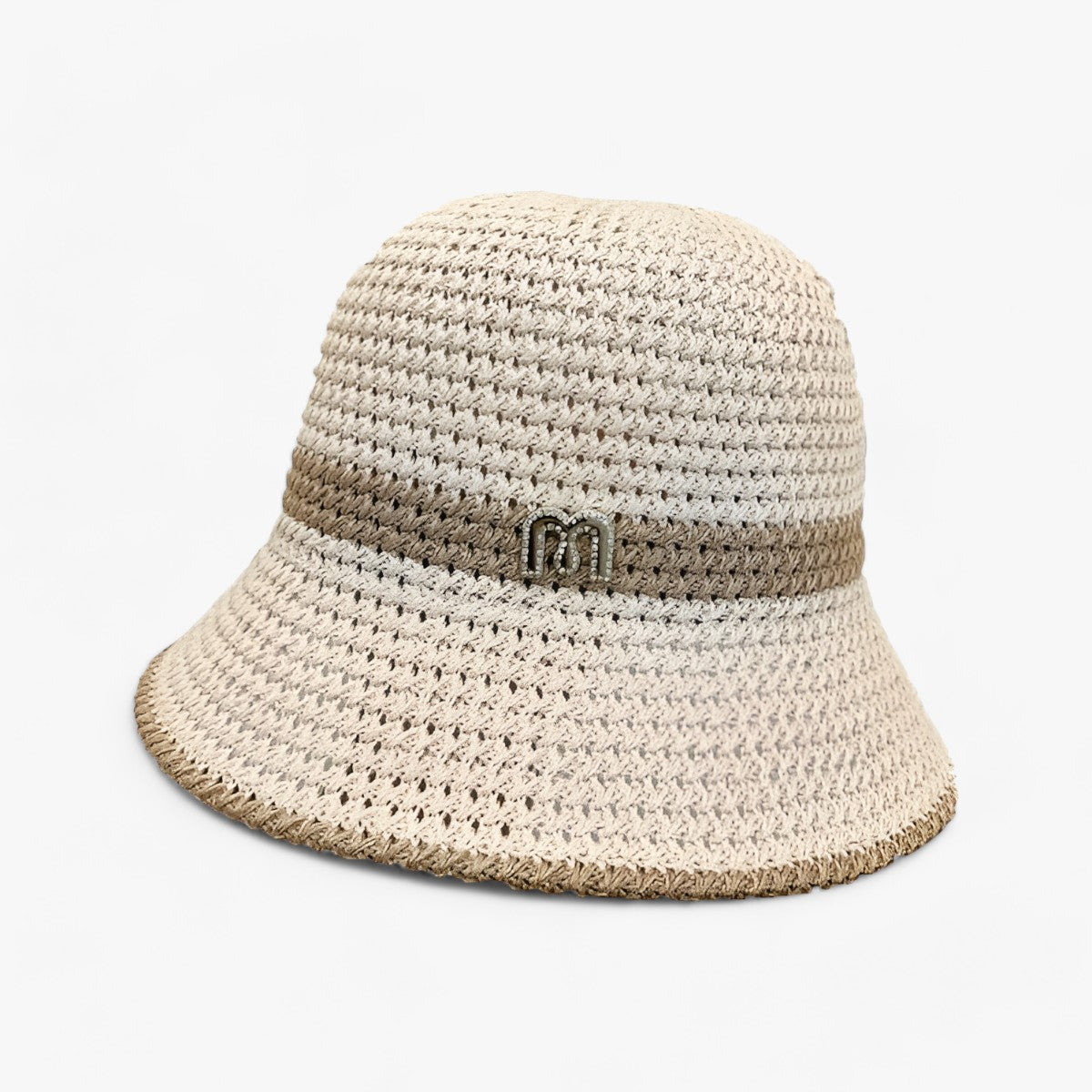 Damen-Sommerhut - Breite Krempe für Sonnenschutz - Beige - Isabella | Damen-Sommerhut - Breite Krempe für Sonnenschutz - €25 - Concept Frankfurt