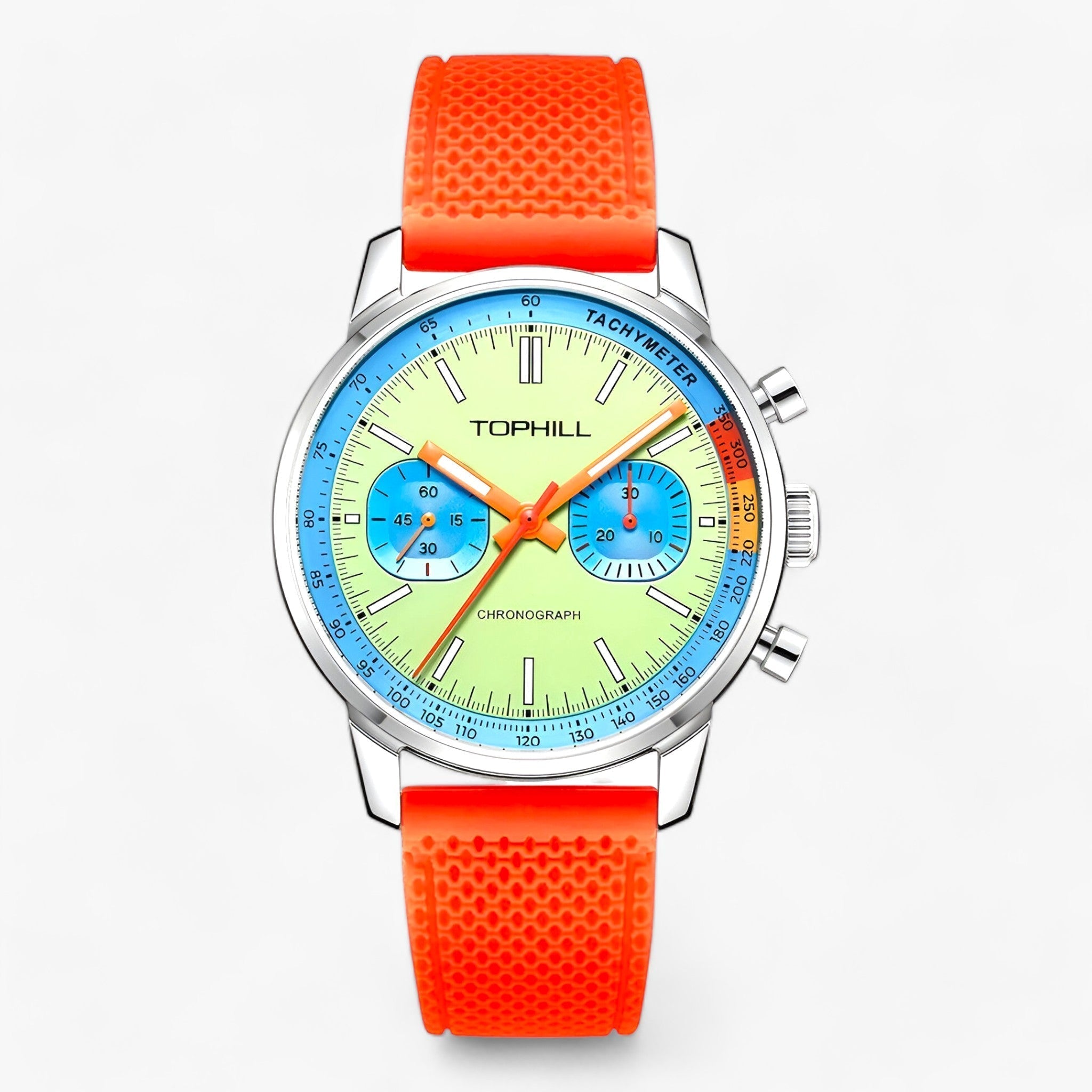 Mechanischer Chronograph - Stilvoll und Funktional für Jeden Anlass - TB Orange - Mechanischer Chronograph - Stilvoll und Funktional für Jeden Anlass - €25 - Concept Frankfurt