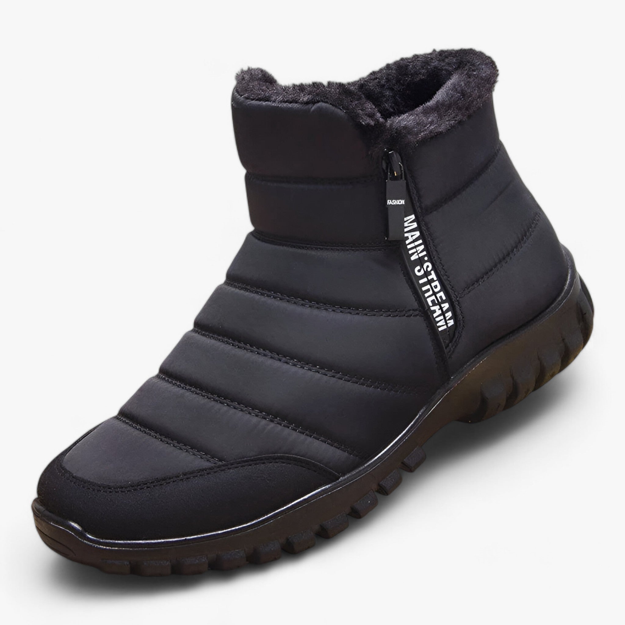 Winterstiefel für Herren - Wasserdicht und Warm im Winter - Schwarz - Winterstiefel für Herren - Wasserdicht und Warm im Winter - €25 - Concept Neurenberg