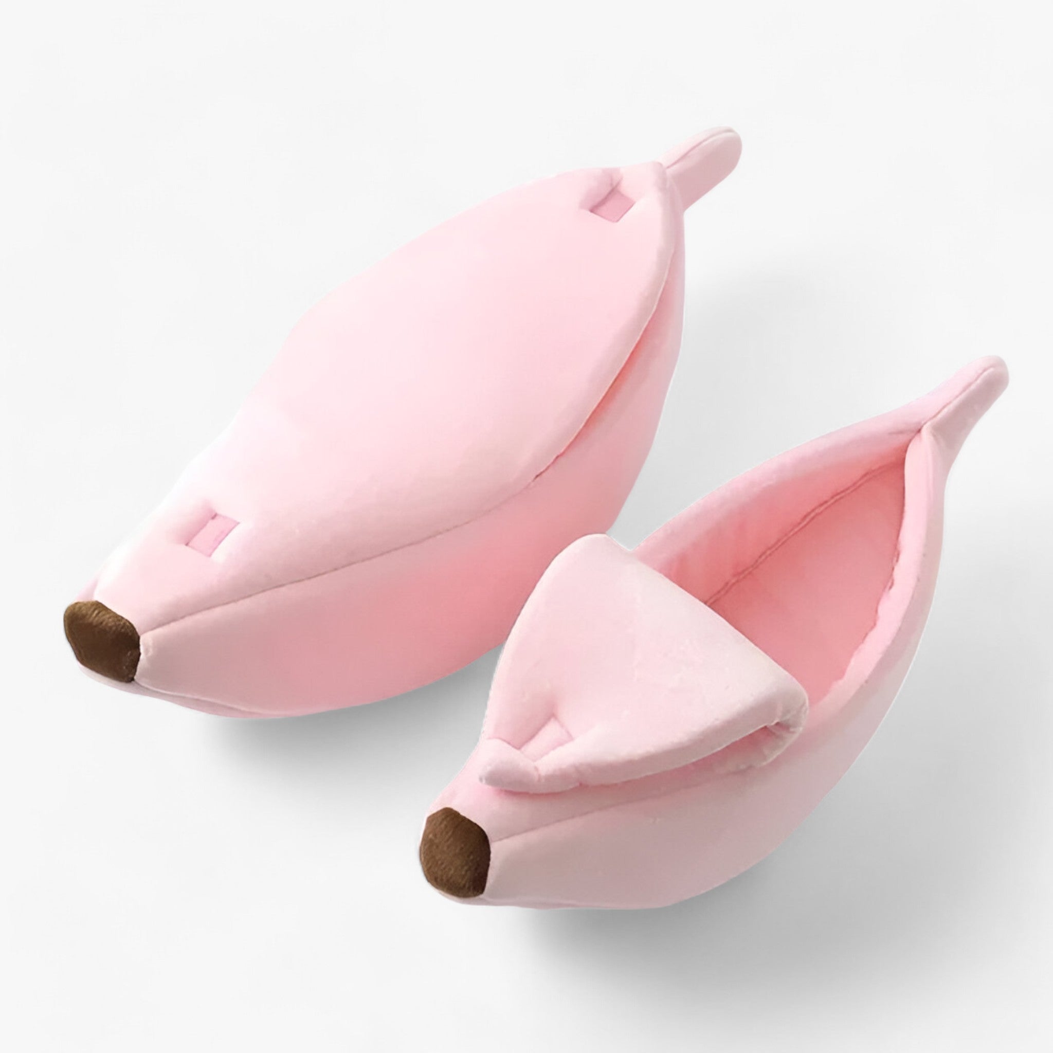 Bananenförmiges Katzenbett - Gemütlich und Spaßig für Katzen - Rosa 1 Stk - Bananenförmiges Katzenbett - Gemütlich und Spaßig für Katzen- €25 - Concept Frankfurt