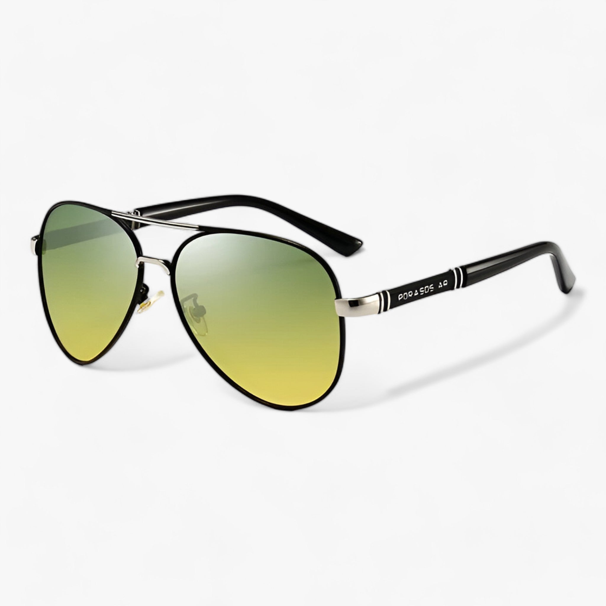 Photochrome Sonnenbrille - Stilvolle Brille mit Blendreduzierung - SilberGelbGrün - LUXE | Photochrome Sonnenbrille - Stilvolle Brille mit Blendreduzierung - €25 - Concept Frankfurt