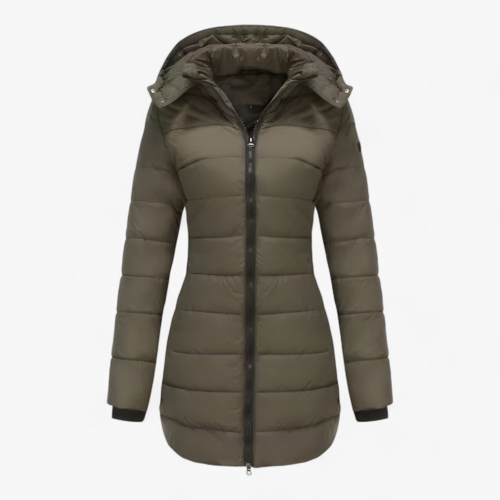 Lange Parka mit Kapuze - Extrem warme Winterjacke - Olive - Lange Parka mit Kapuze - Extrem warme Winterjacke- €25 - Concept Neurenberg