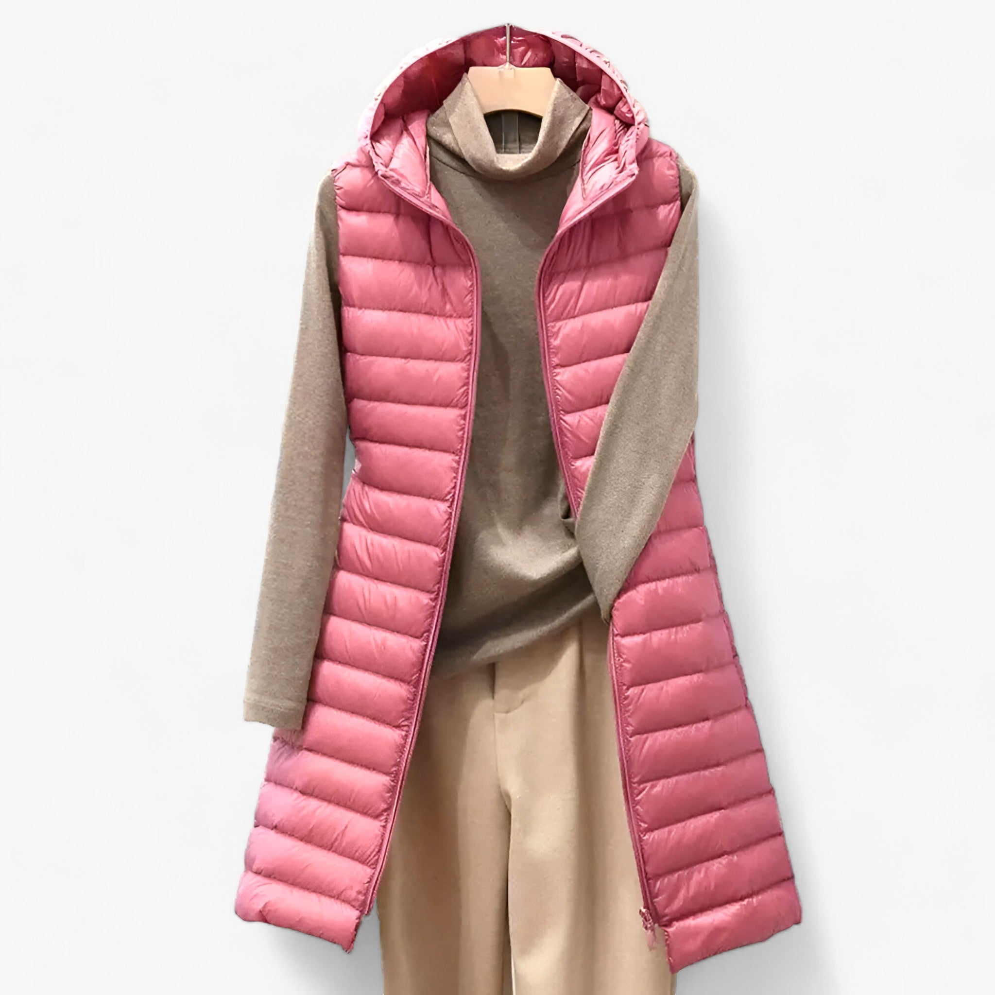 Gilet Mantel für Frauen - Gemütliche Wärme Mittellang - Rose - Gilet Mantel für Frauen - Gemütliche Wärme Mittellang - €25 - Concept Neurenberg