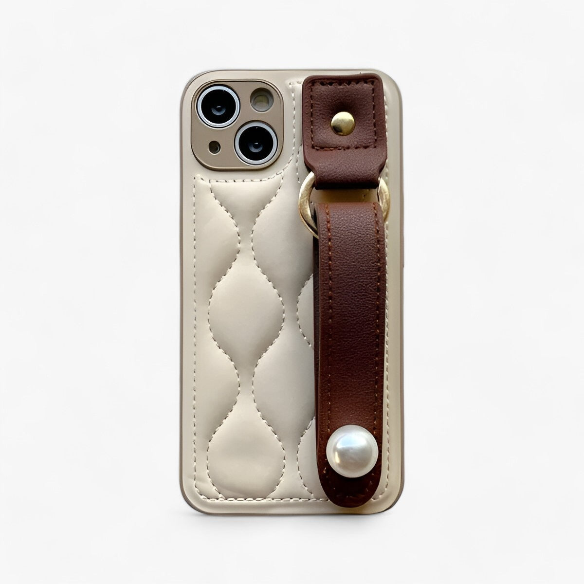 Chic-Kurve | Weiche Stoßfänger-iPhone-Hülle - Handgelenkkomfort - Crème - Chic-Kurve | Weiche Stoßfänger-iPhone-Hülle - Handgelenkkomfort - €25 - Concept Frankfurt