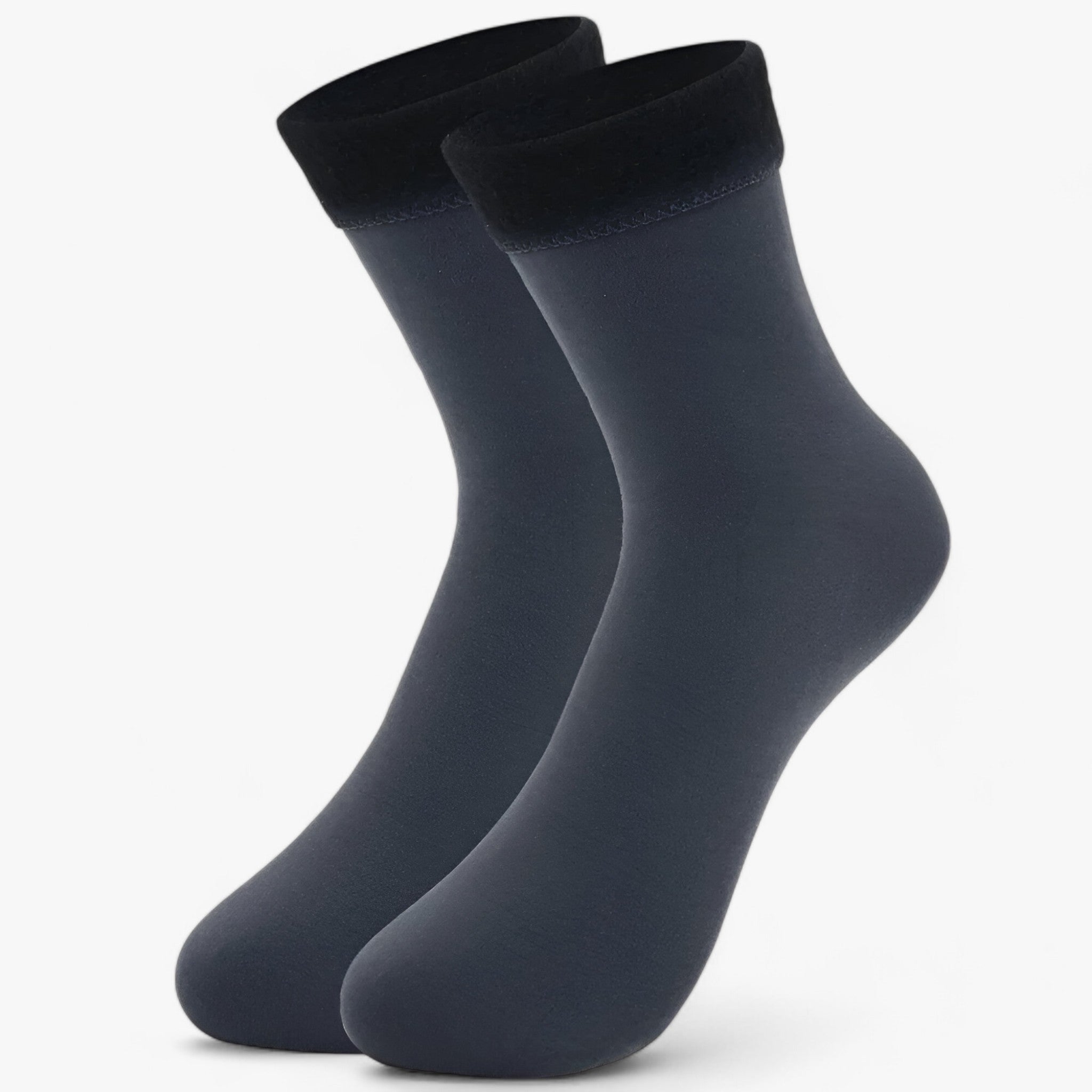 Socken aus samtiger Wolle - Ultimative Winterwärme - Grau - Socken aus samtiger Wolle - Ultimative Winterwärme (1 Paar + 1 Paar GRATIS) - €25 - Concept Neurenberg