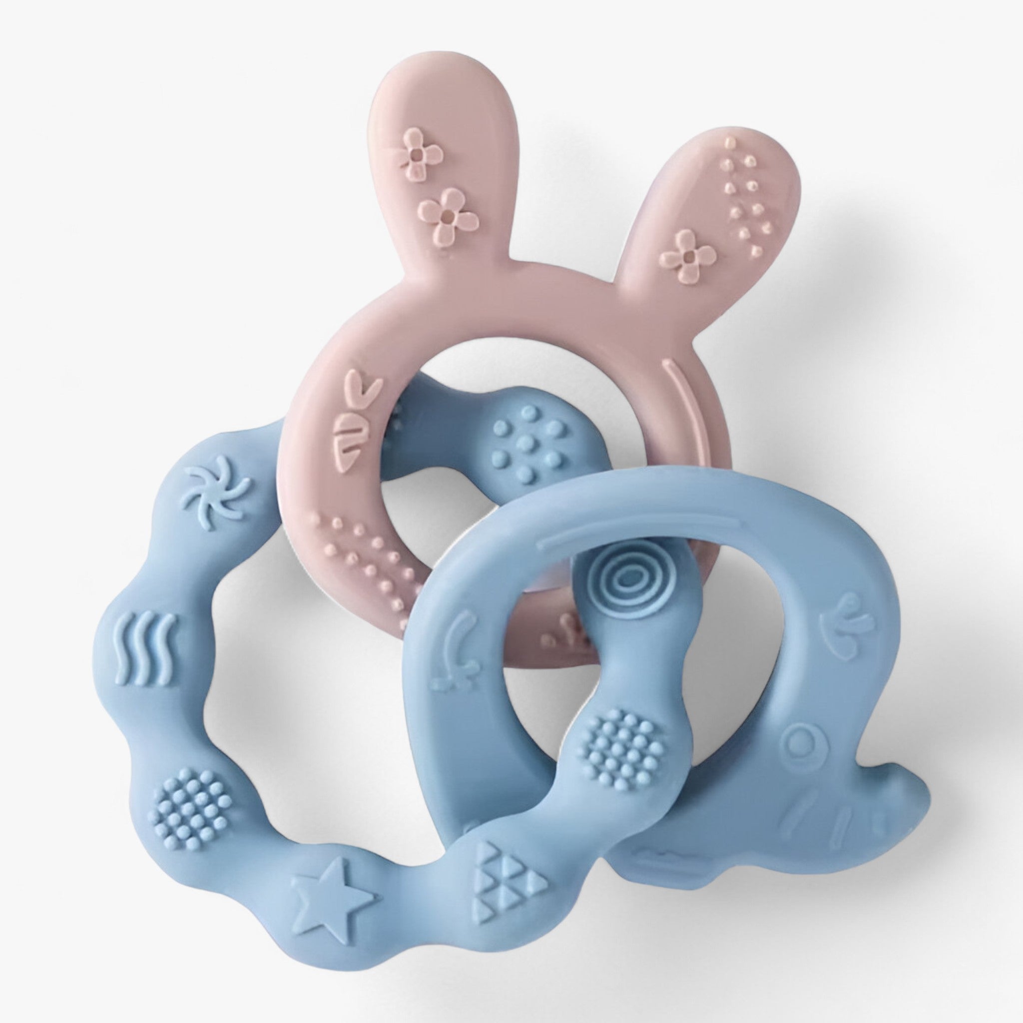 Beißring aus Silikon für Babys - Sicher und Beruhigend für die Zahnung - Hase-01 - Beißring aus Silikon für Babys - Sicher und Beruhigend für die Zahnung- €25 - Concept Frankfurt