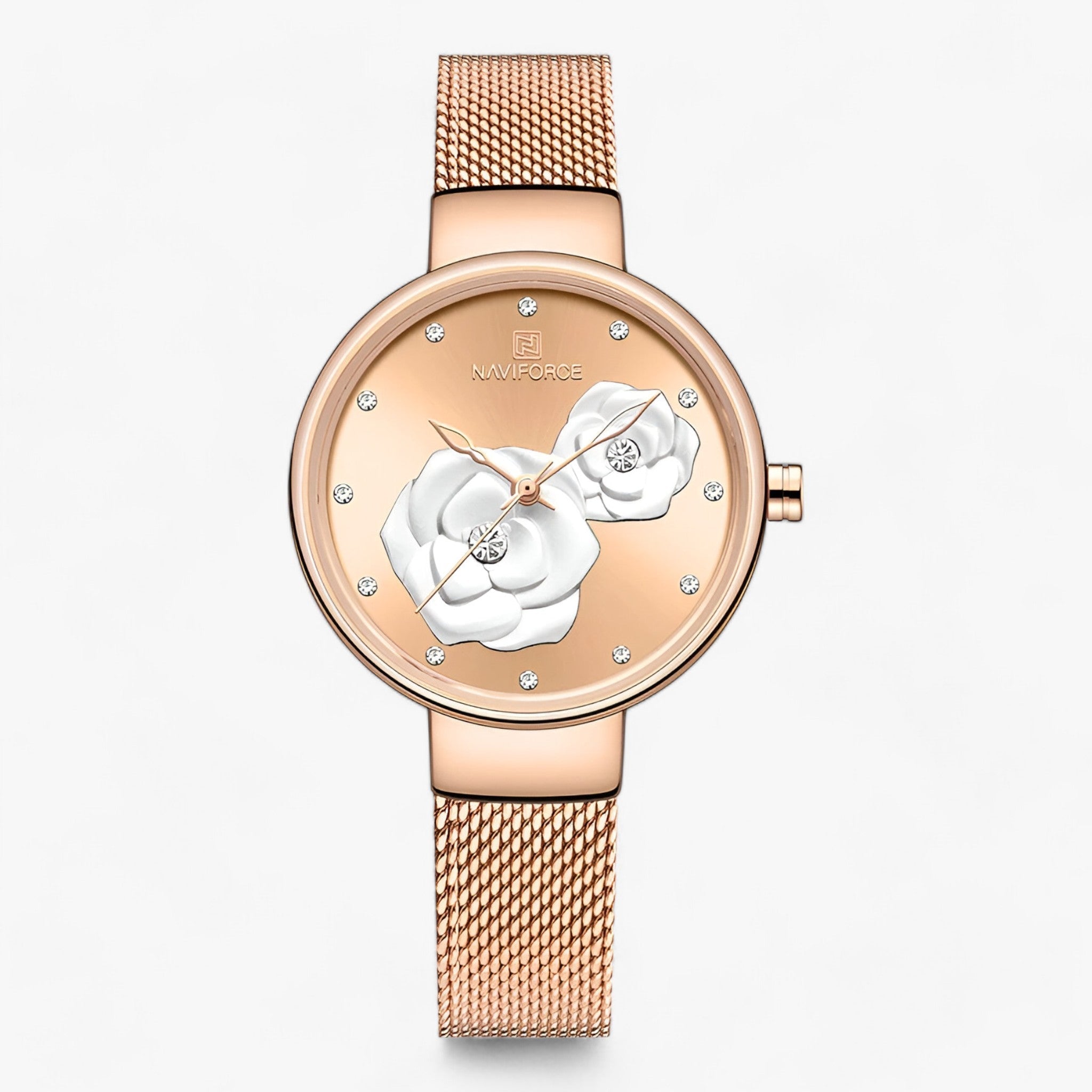 Stahl Mesh Uhr - Elegantes Design für zeitlosen Stil - Gold - LUXETIME | Stahl Mesh Uhr - Elegantes Design für zeitlosen Stil - €25 - Concept Frankfurt