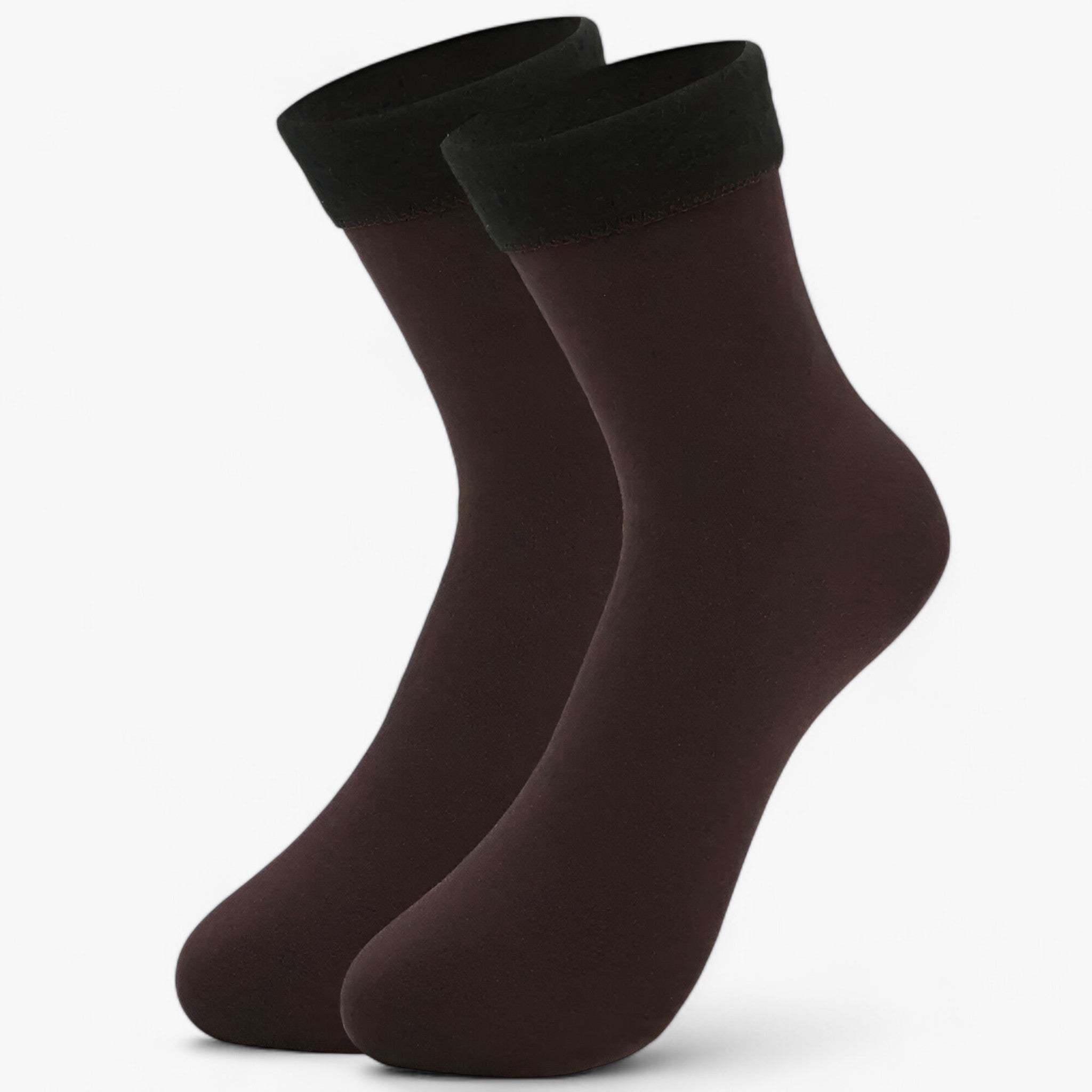 Socken aus samtiger Wolle - Ultimative Winterwärme - Braun - Socken aus samtiger Wolle - Ultimative Winterwärme (1 Paar + 1 Paar GRATIS) - €25 - Concept Neurenberg