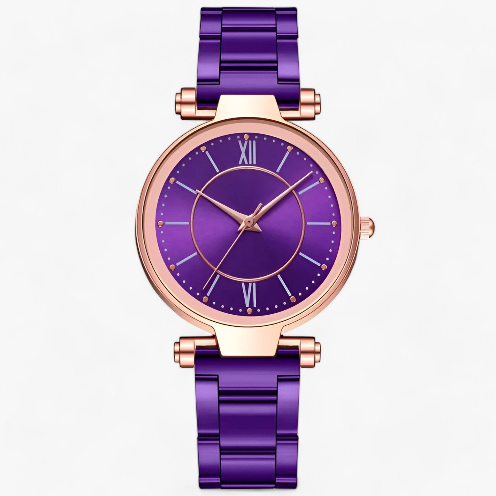 Luxus uhr - Klassischer Stil mit modernen Funktionen - Violett - Luxus uhr - Klassischer Stil mit modernen Funktionen - €25 - Concept Frankfurt