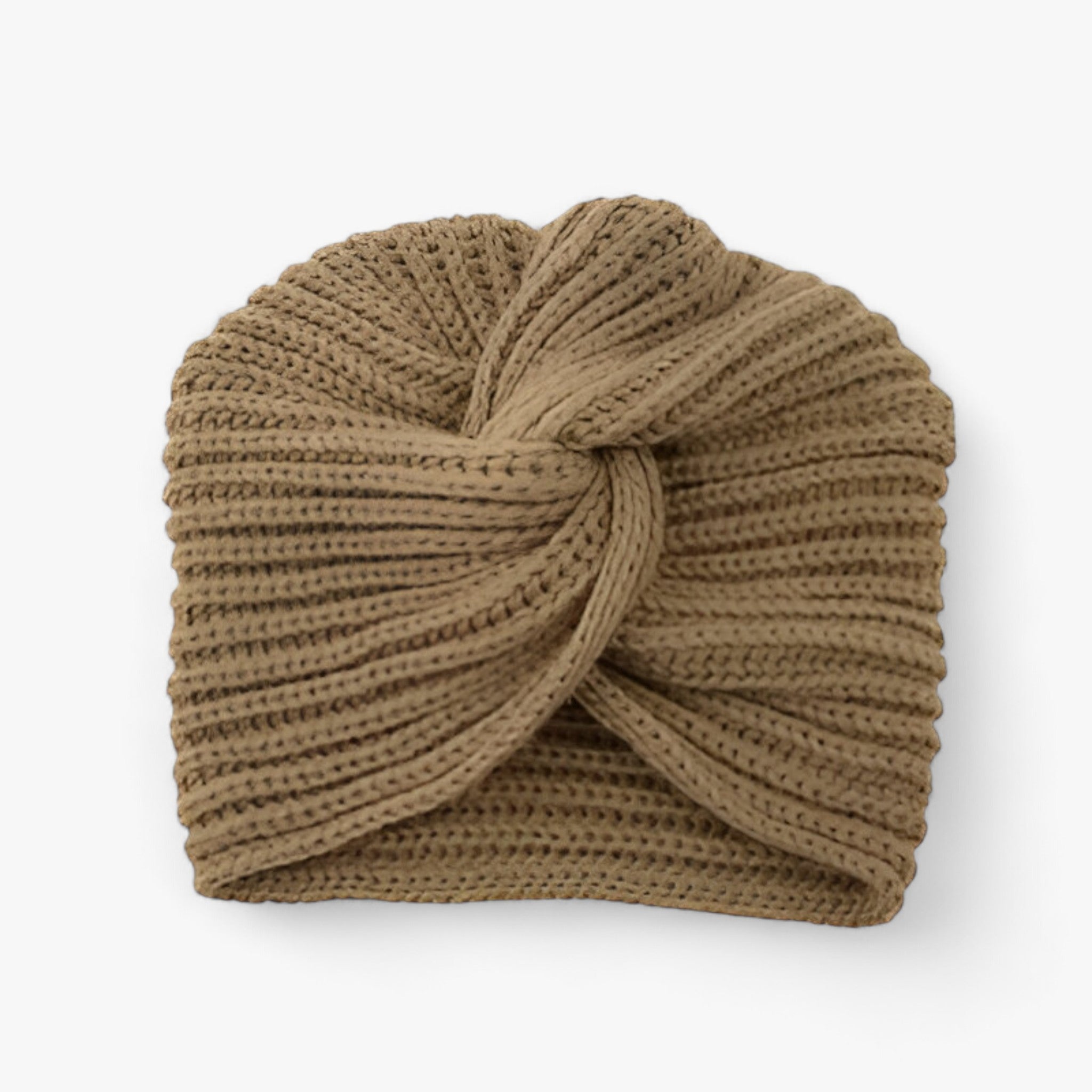 Strickturban für Damen - Eleganter Komfort aus Kaschmir - Khaki - Strickturban für Damen - Eleganter Komfort aus Kaschmir - €25 - Concept Frankfurt