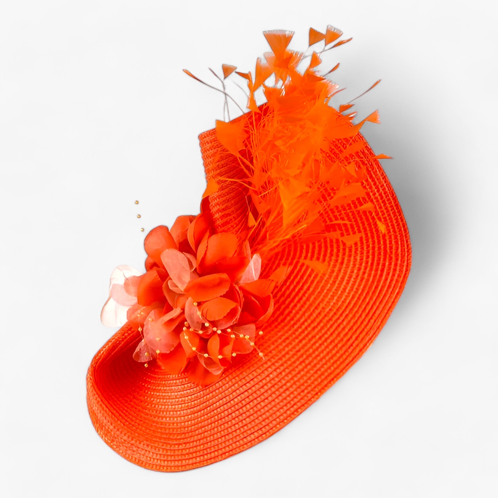 Fascinator-Hut - Für Elegante Anlässe - Orange - Fascinator-Hut - Für Elegante Anlässe - €25 - Concept Frankfurt