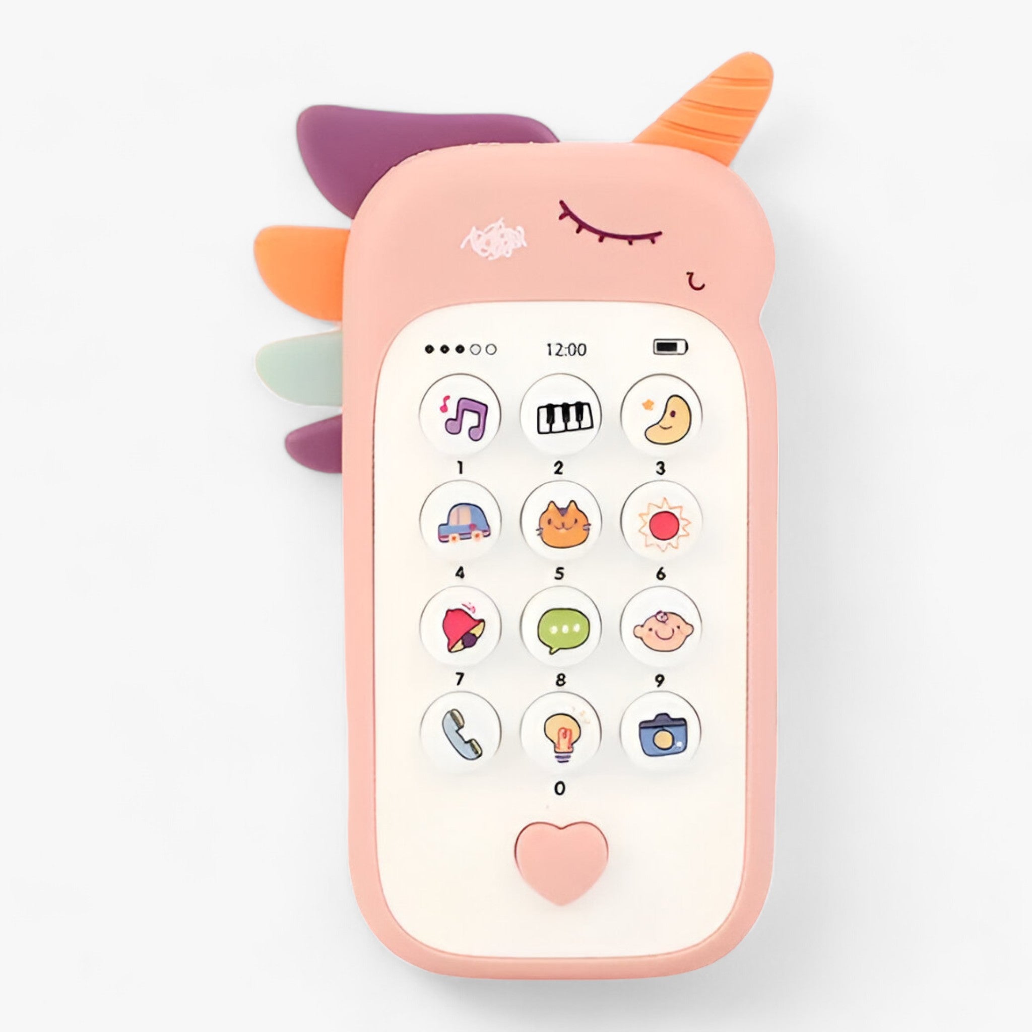 Baby-Spielzeugtelefon - Beruhigende Musik und Interaktives Spiel - Einhorn-Rosa - Baby-Spielzeugtelefon - Beruhigende Musik und Interaktives Spiel- €25 - Concept Frankfurt