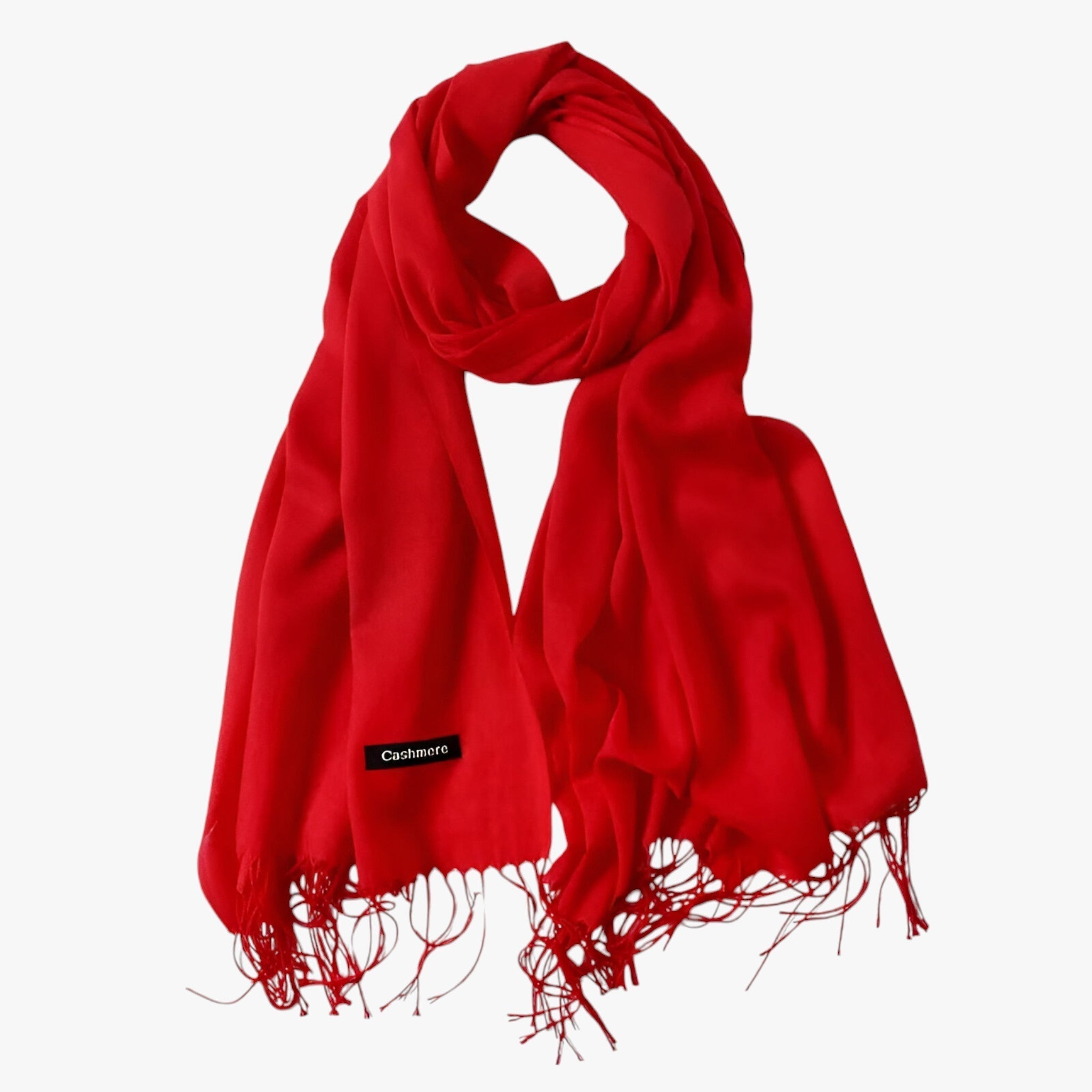 Lange Winter-Schal von Tessale für Frauen - Elegant und vielseitig - Großrot 200x68cm - Lange Winter-Schal von Tessale für Frauen - Elegant und vielseitig - €25 - Concept Neurenberg