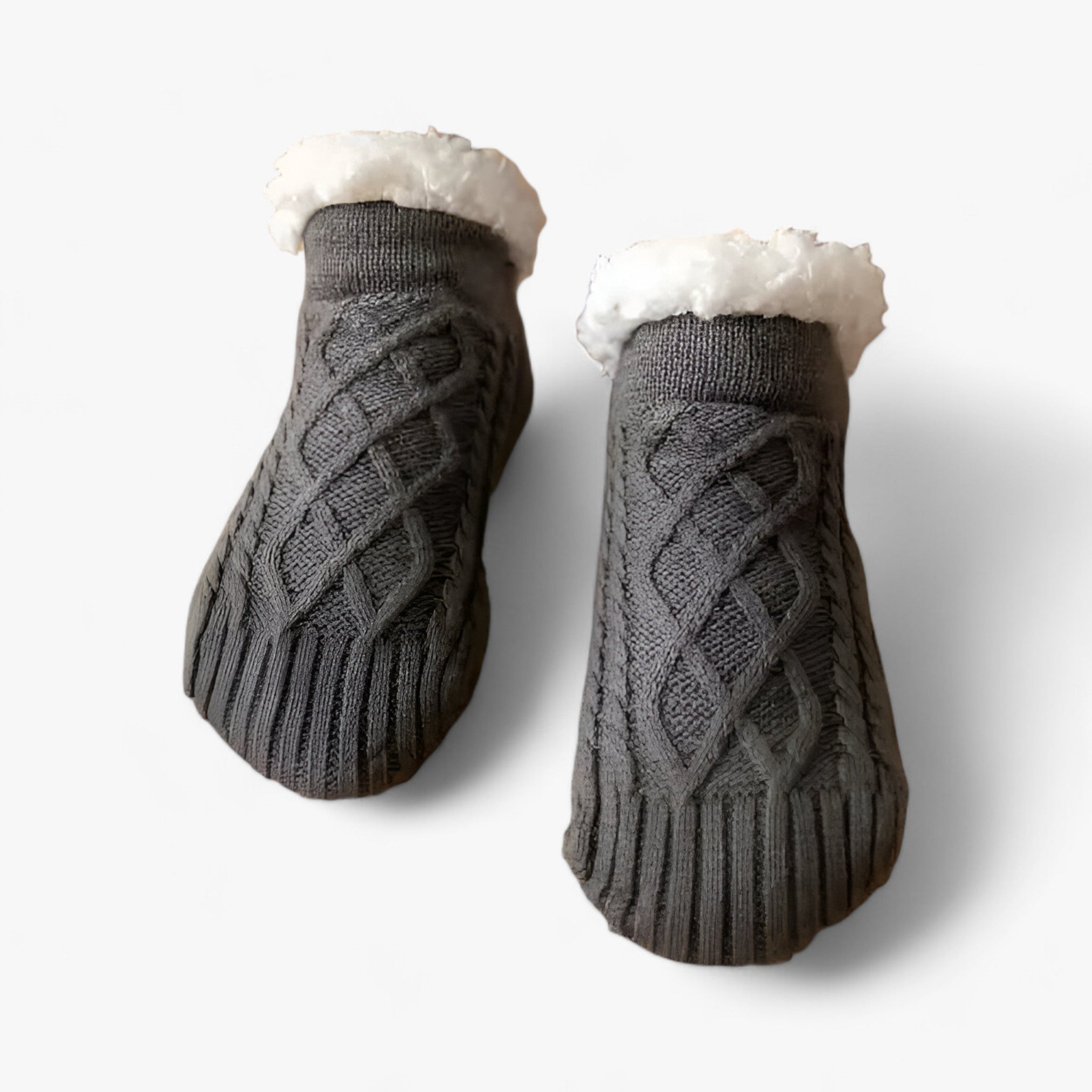 Flauschige Thermosocken - Gemütliche Wärme und rutschfest - B Dunkelgrau - Flauschige Thermosocken - Gemütliche Wärme und rutschfest (1 Paar + 1 Paar GRATIS) - €25 - Concept Frankfurt