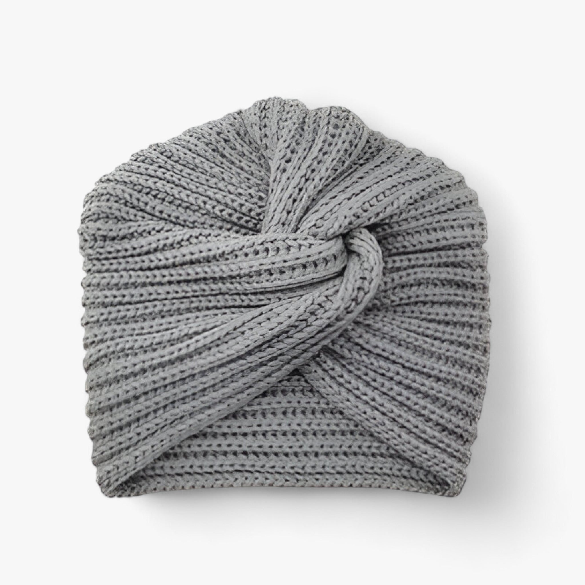 Strickturban für Damen - Eleganter Komfort aus Kaschmir - Grau - Strickturban für Damen - Eleganter Komfort aus Kaschmir - €25 - Concept Frankfurt