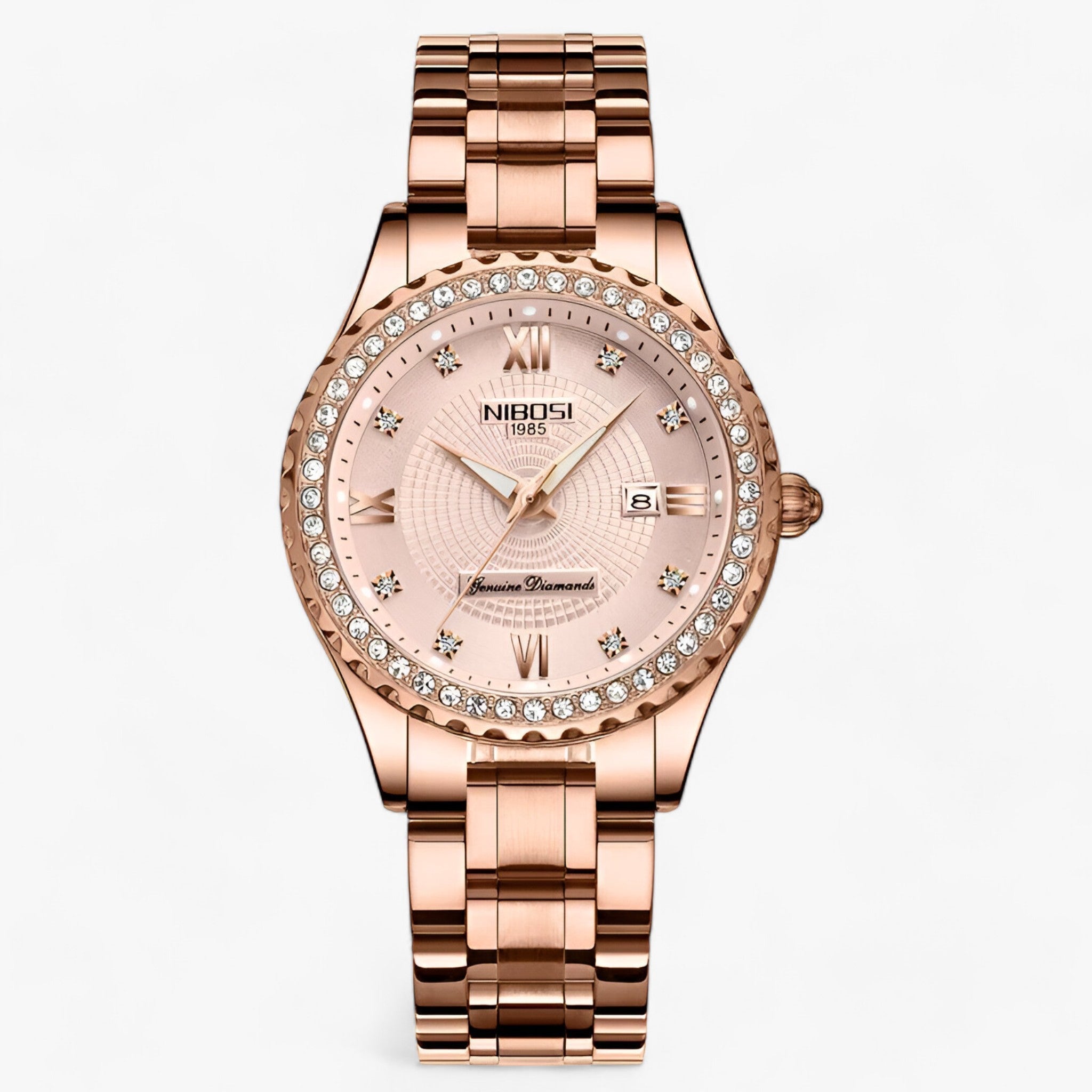 Damen Luxus Uhr - Präzision und Stil kombiniert - Roségold - Damen Luxus Uhr - Präzision und Stil kombiniert - €25 - Concept Frankfurt