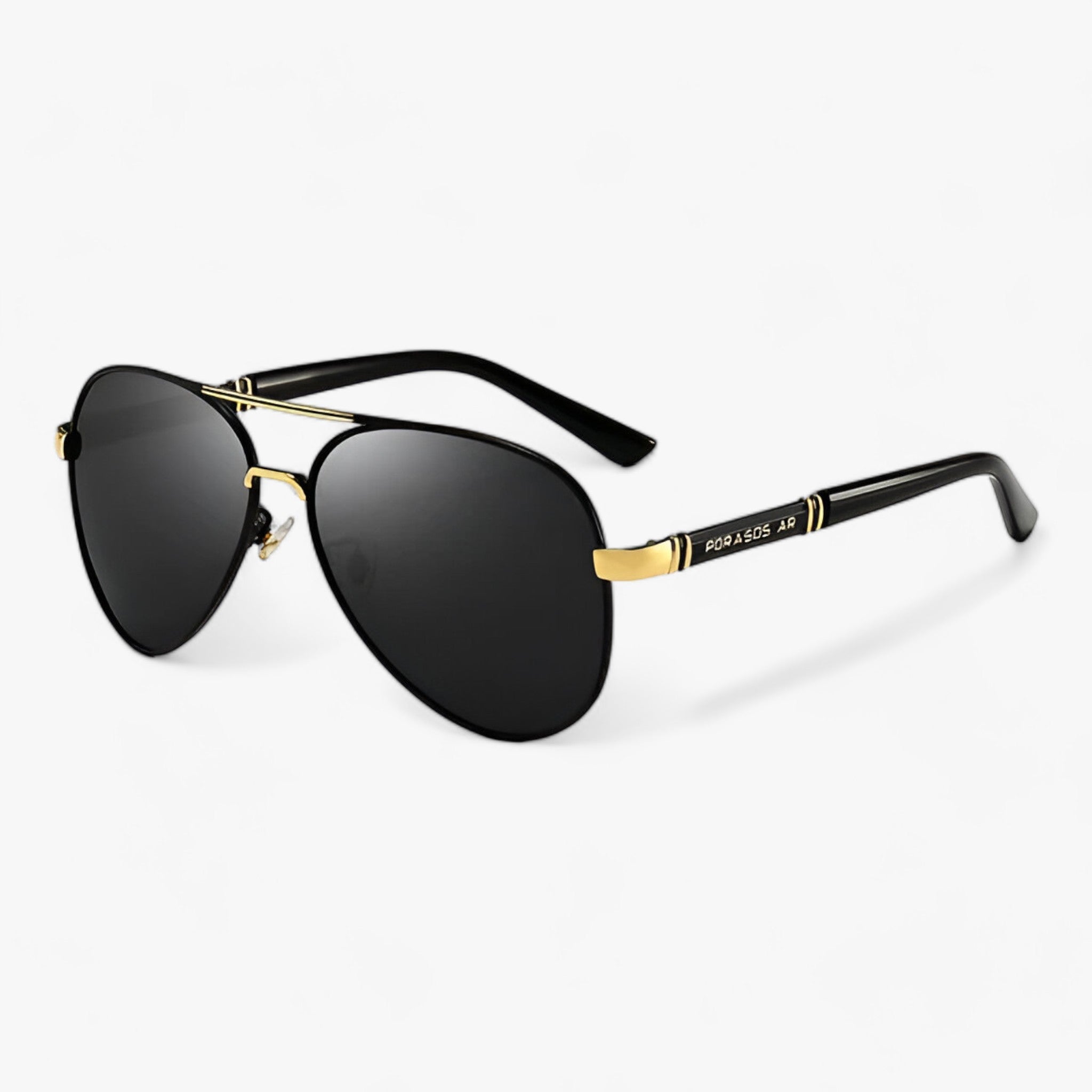 Photochrome Sonnenbrille - Stilvolle Brille mit Blendreduzierung - Gold Schwarz - LUXE | Photochrome Sonnenbrille - Stilvolle Brille mit Blendreduzierung - €25 - Concept Frankfurt