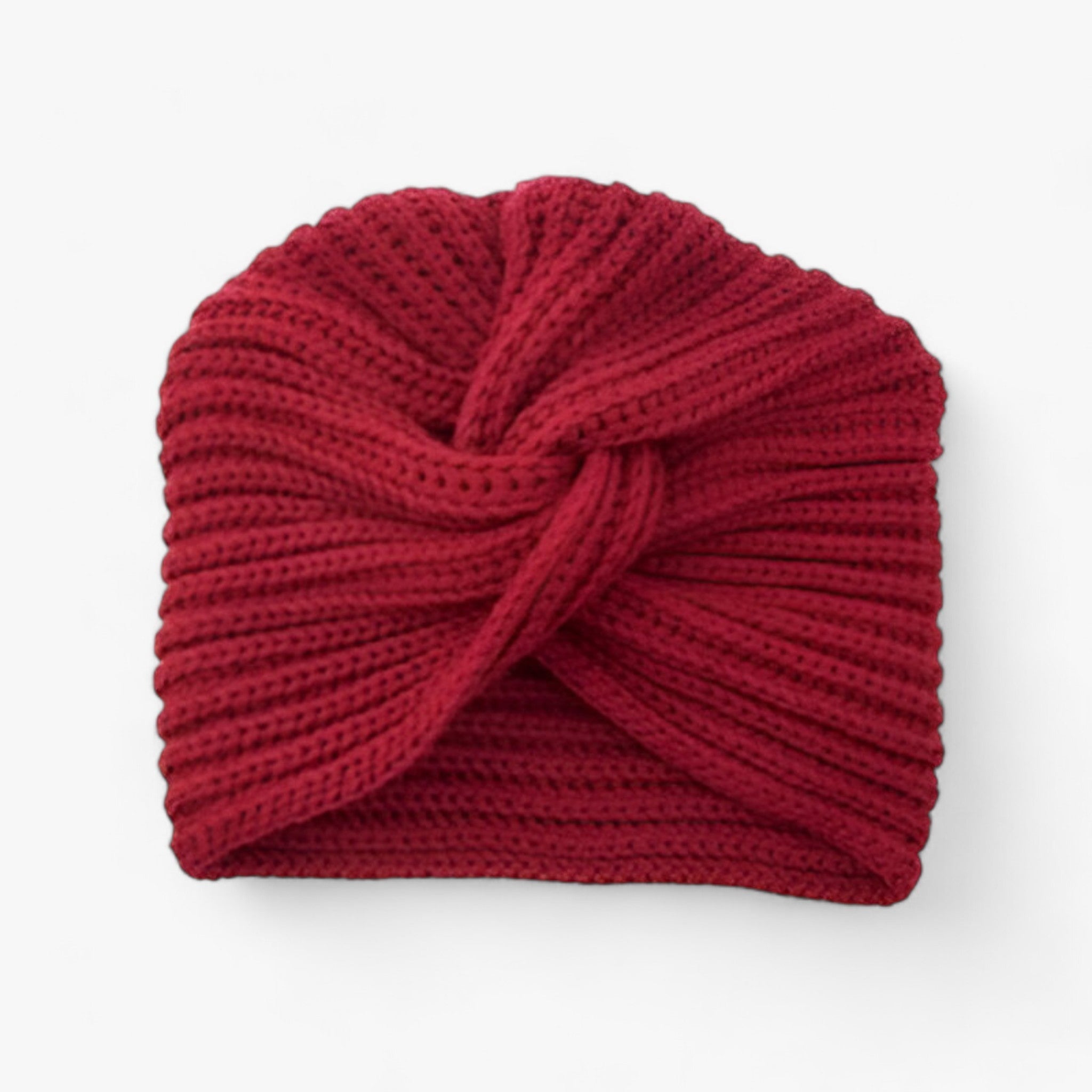 Strickturban für Damen - Eleganter Komfort aus Kaschmir - Rot - Strickturban für Damen - Eleganter Komfort aus Kaschmir - €25 - Concept Frankfurt