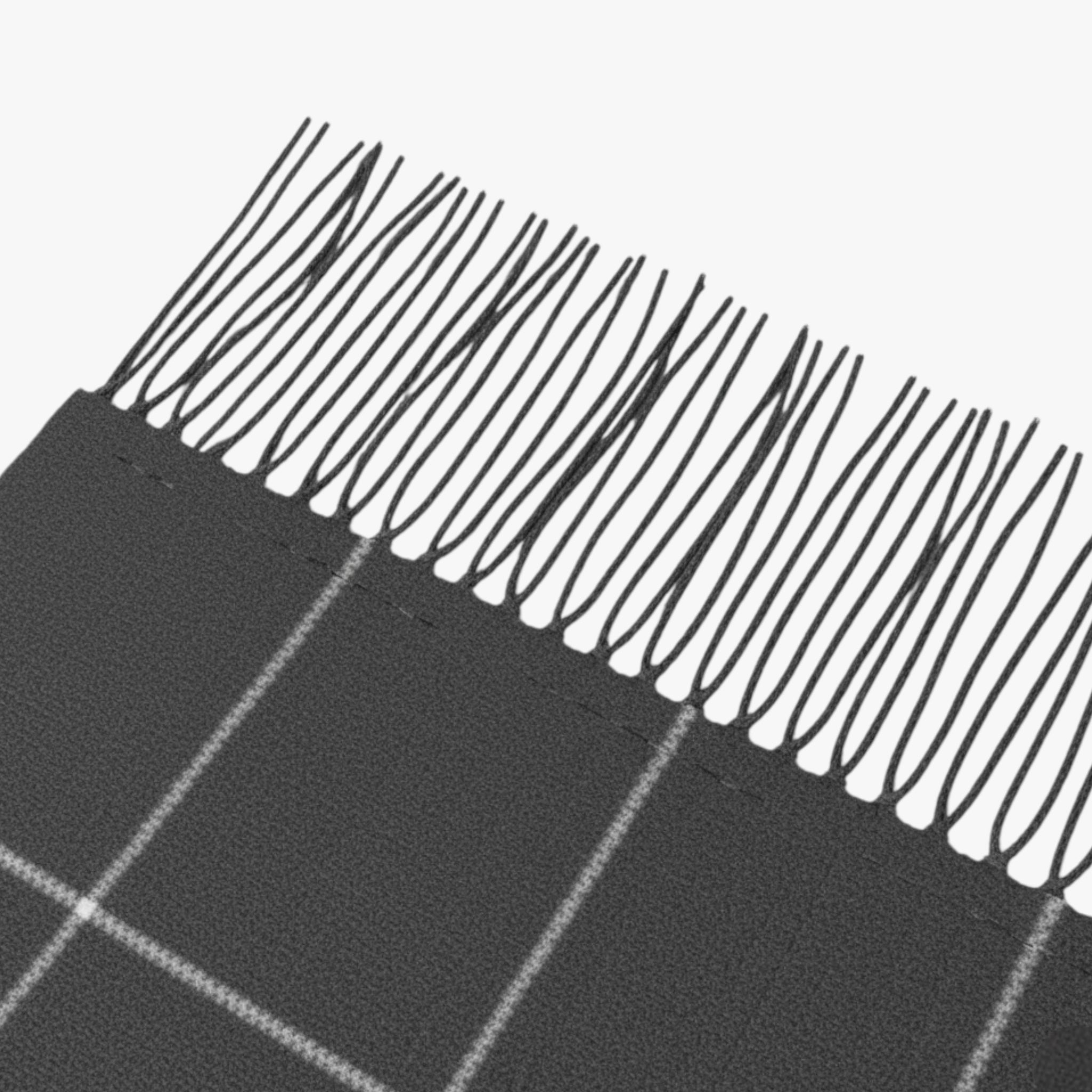 Felix | Winterlicher Herrenstrickschal im Karo-Design