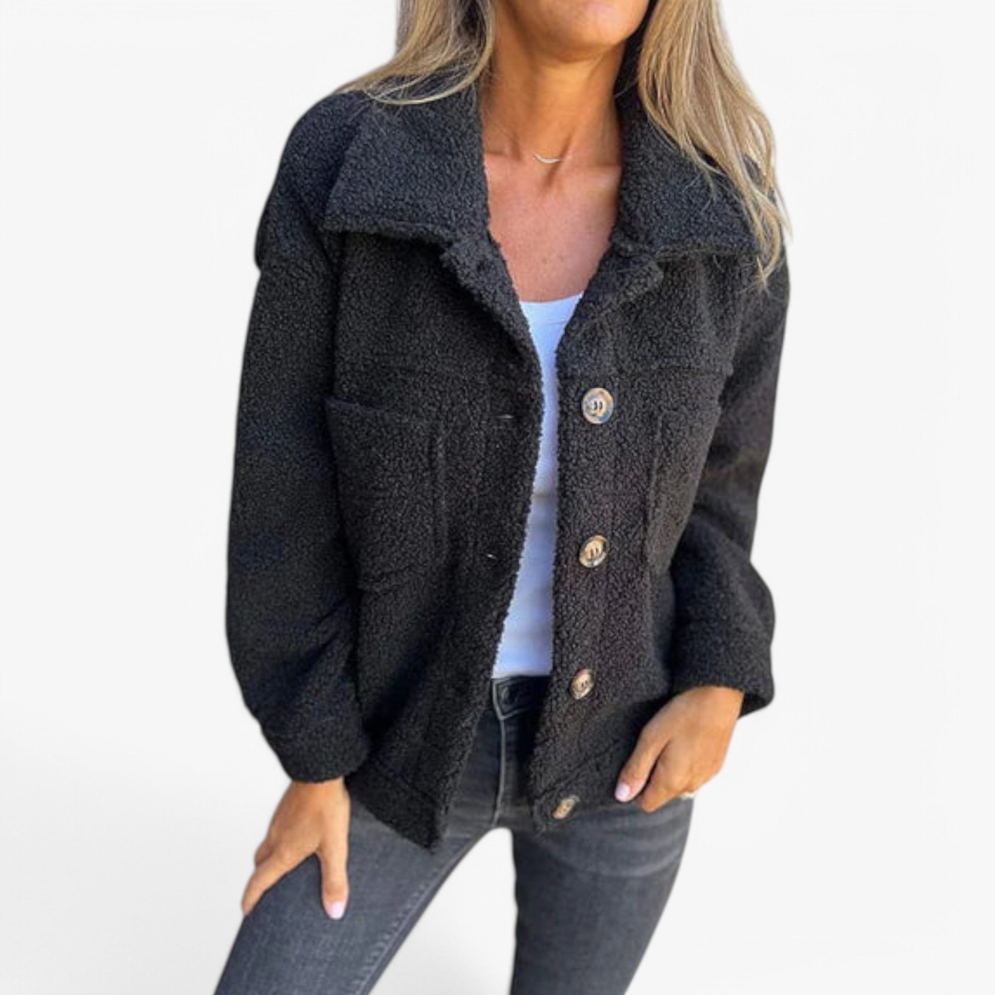 Jasmin | Stylische Kurze Wolljacke