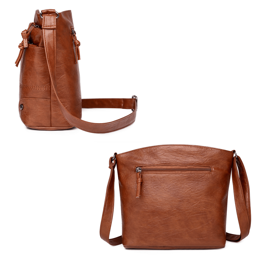 Vintage Leder Schultertasche - - Vintage Leder Schultertasche - €25 - Concept Neurenberg