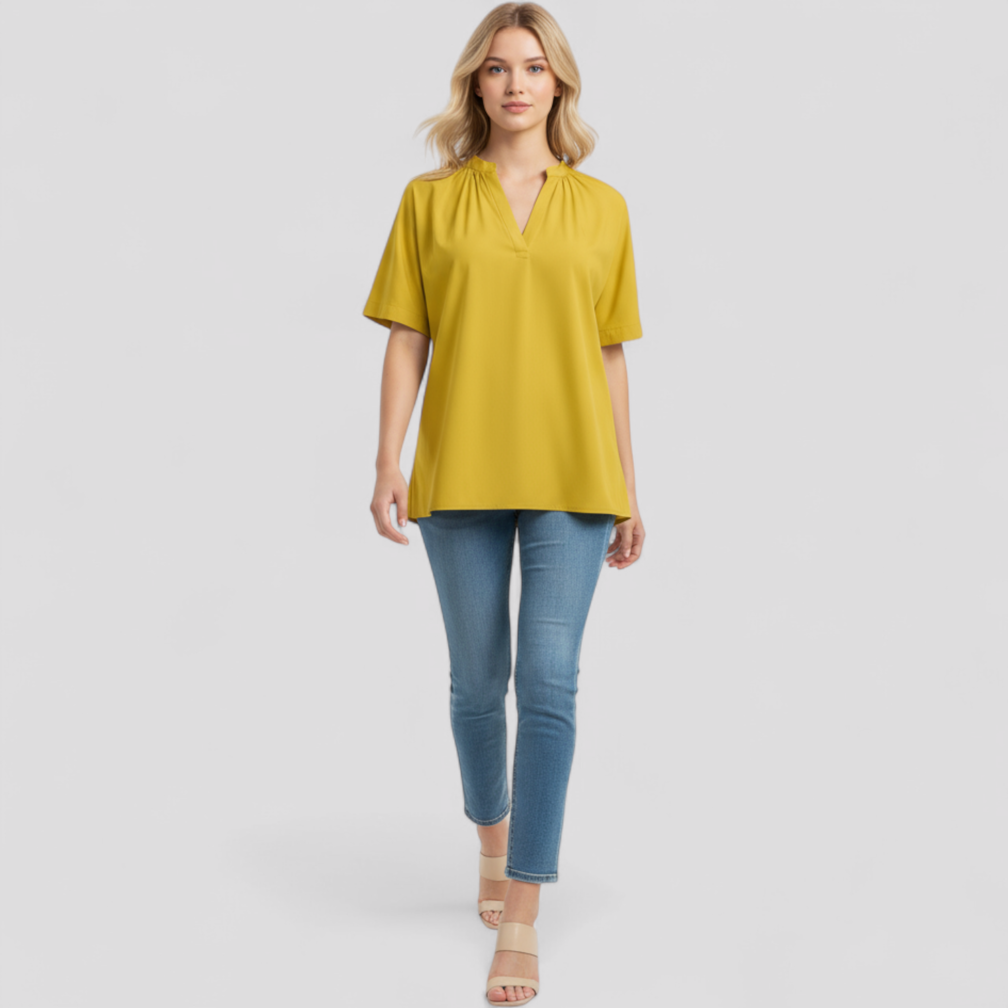 Ysoria | Sommerliche Bluse mit V-Ausschnitt