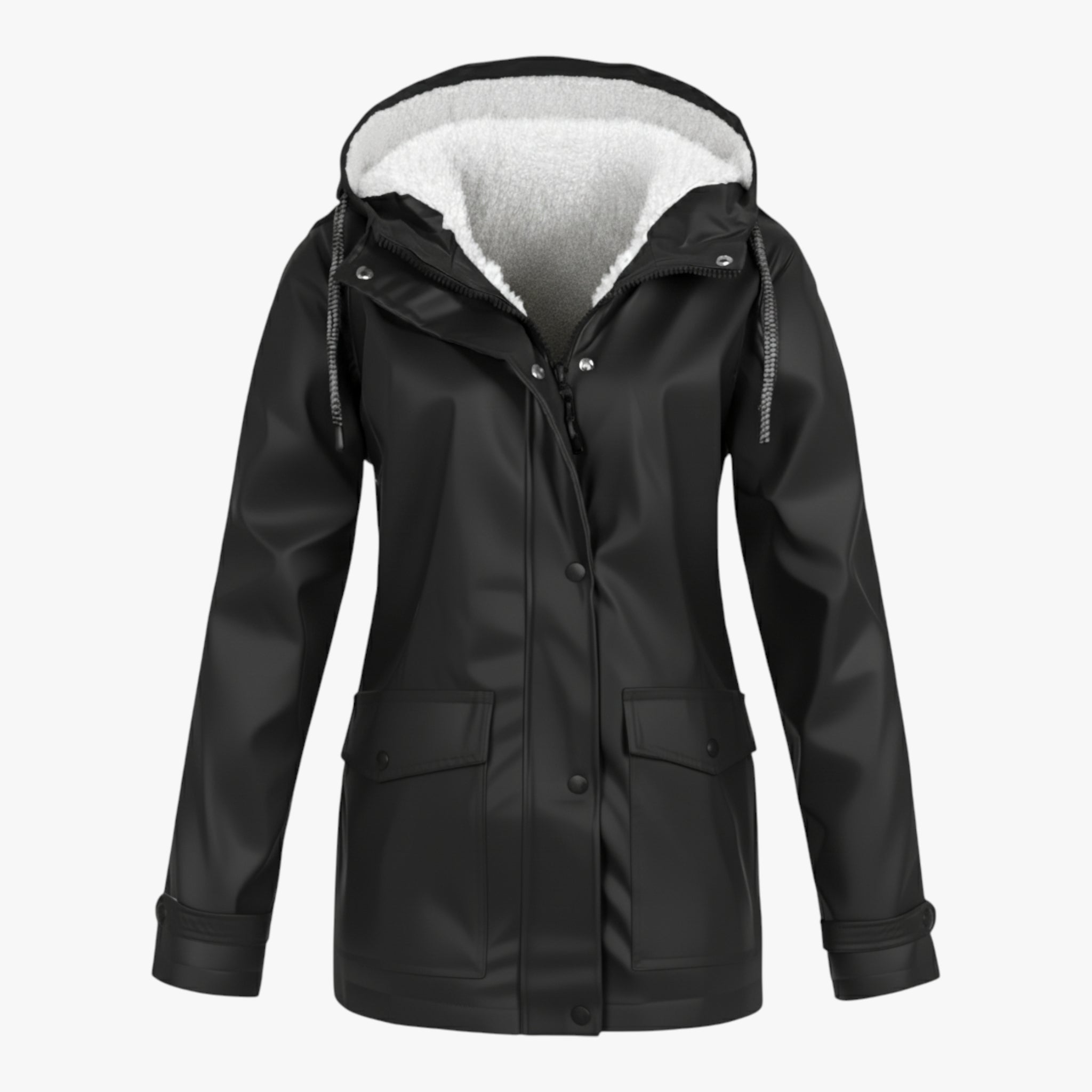 Adele | Damen Wasserdichte Winddichte Jacke mit Kapuze