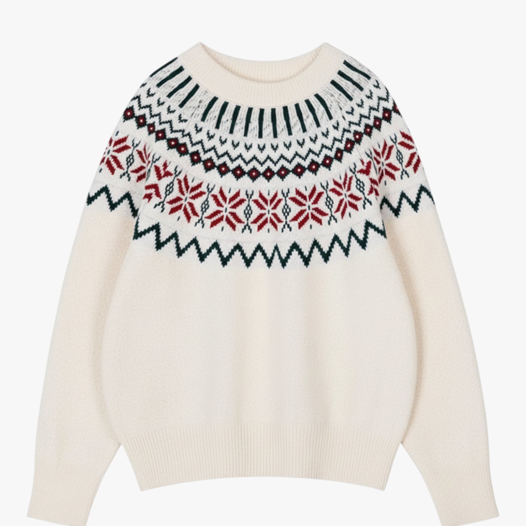 Elke | Damen Gestrickter Pullover